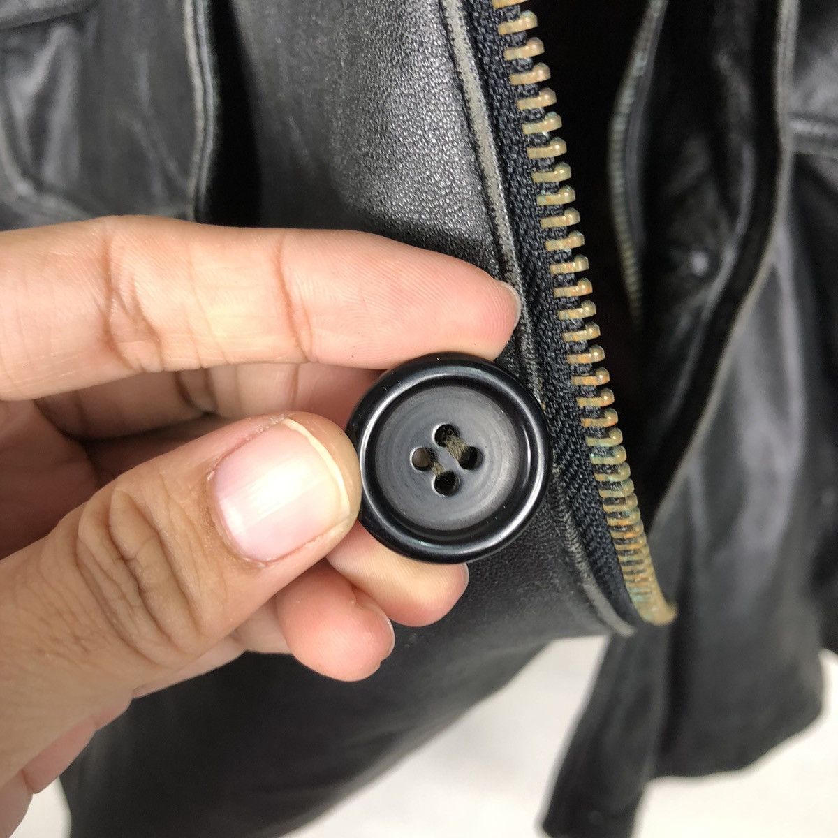 Japanese Brand 📌Vintage Biker Leather Jacket Takashimaya Issey Miyake Size US S / EU 44-46 / 1 - 18 Thumbnail
