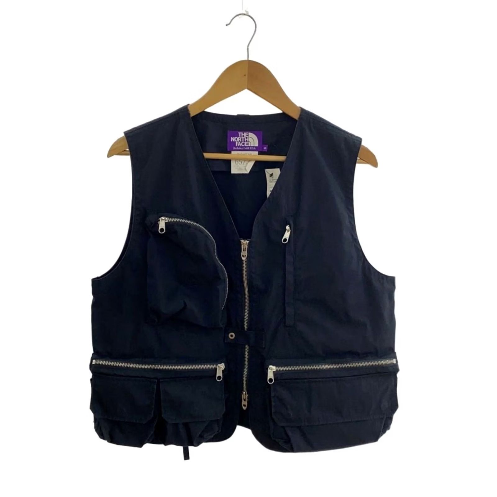 The North Face Purple Label THE NORTH FACE PURPLE LABEL Vest S Polyester Cotton Navy Angle Vest Mens Size US S / EU 44-46 / 1 - 2 Thumbnail