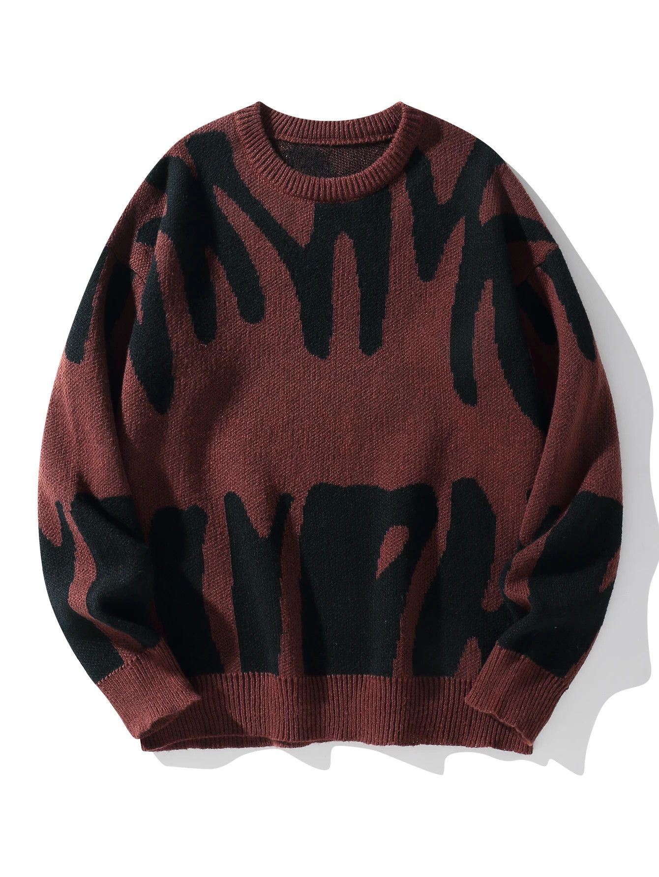Japanese Brand × Vintage Ink Drip Sweater Size US L / EU 52-54 / 3 - 1 Thumbnail