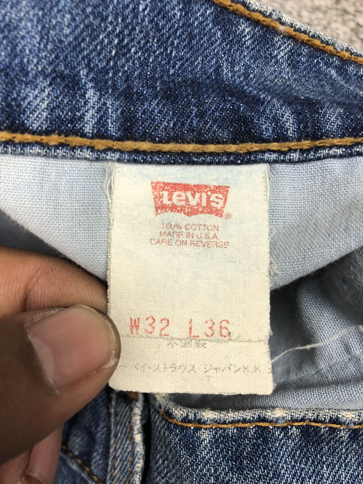 Japanese Brand × Levi's × Vintage Vintage Distressed Levis 519 Made In Usa Jeans Size US 31 - 23 Thumbnail