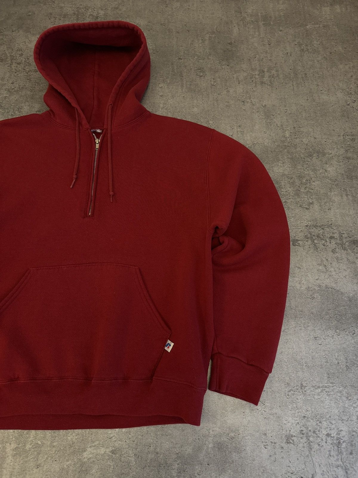 Russell Athletic × Vintage Russell boxy half zip logo vintage 90s rap skate Size US M / EU 48-50 / 2 - 2 Thumbnail