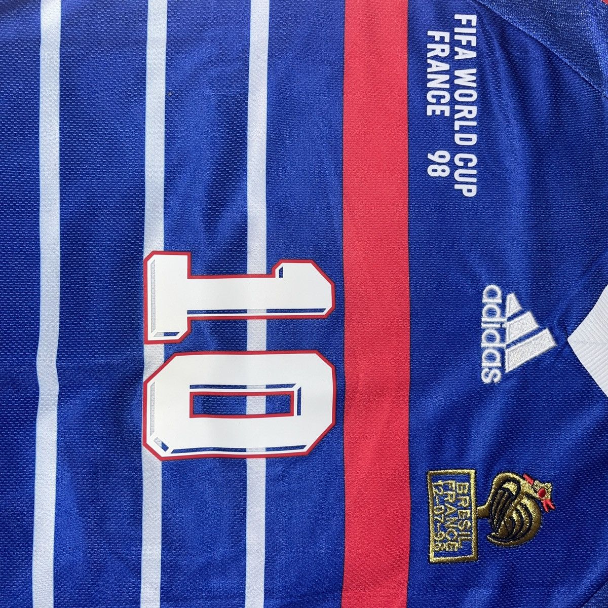 Vintage Original Zinedine Zidane France Home Jersey 04 641768 TOP XL Size US XL / EU 56 / 4 - 4 Thumbnail