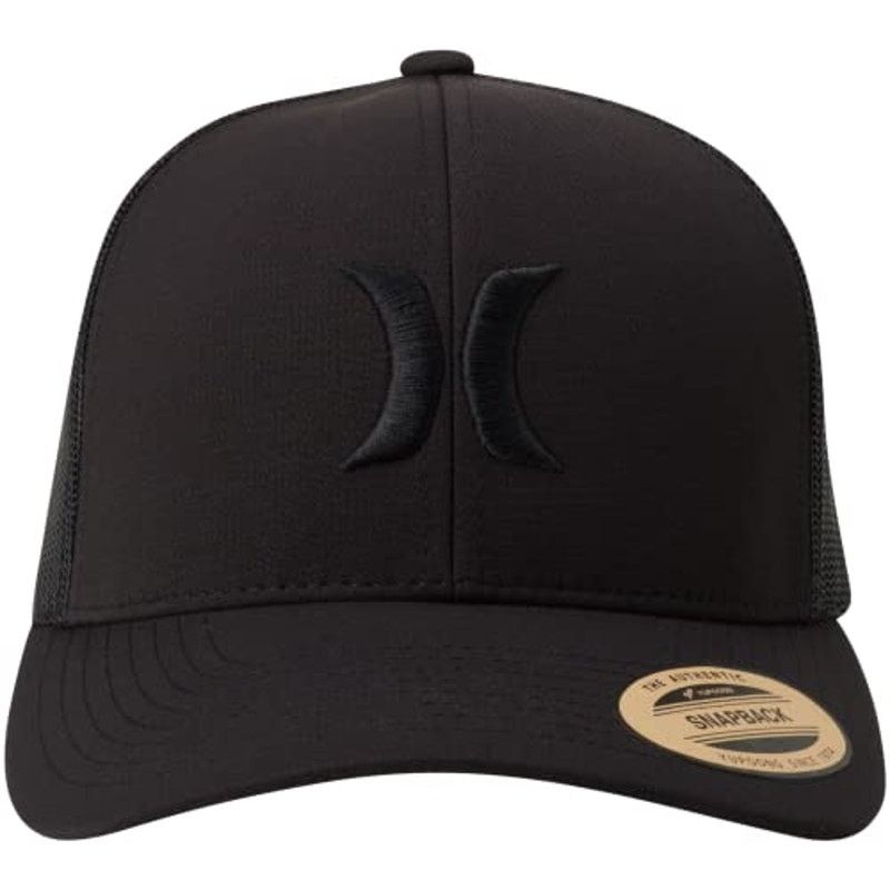 Hurley Hurley Men's Trucker Hat Del Mar Snapback Cap in Black Size ONE SIZE - 2 Thumbnail