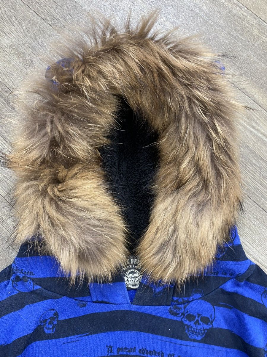 If Six Was Nine 2000s Beauty Beast Dig Deep Grunge Skulls Lgb Fur Ear Hoodie Size US M / EU 48-50 / 2 - 4 Thumbnail