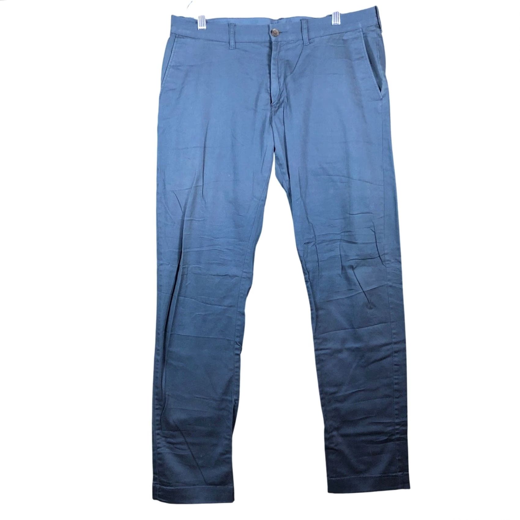 J.Crew J.CREW Mens Pants Blue Mercantile Flex Slim Fit Stretch 34x34 Chino Straight Front Modern Casual Workwear Mens Size US 35 - 2 Thumbnail