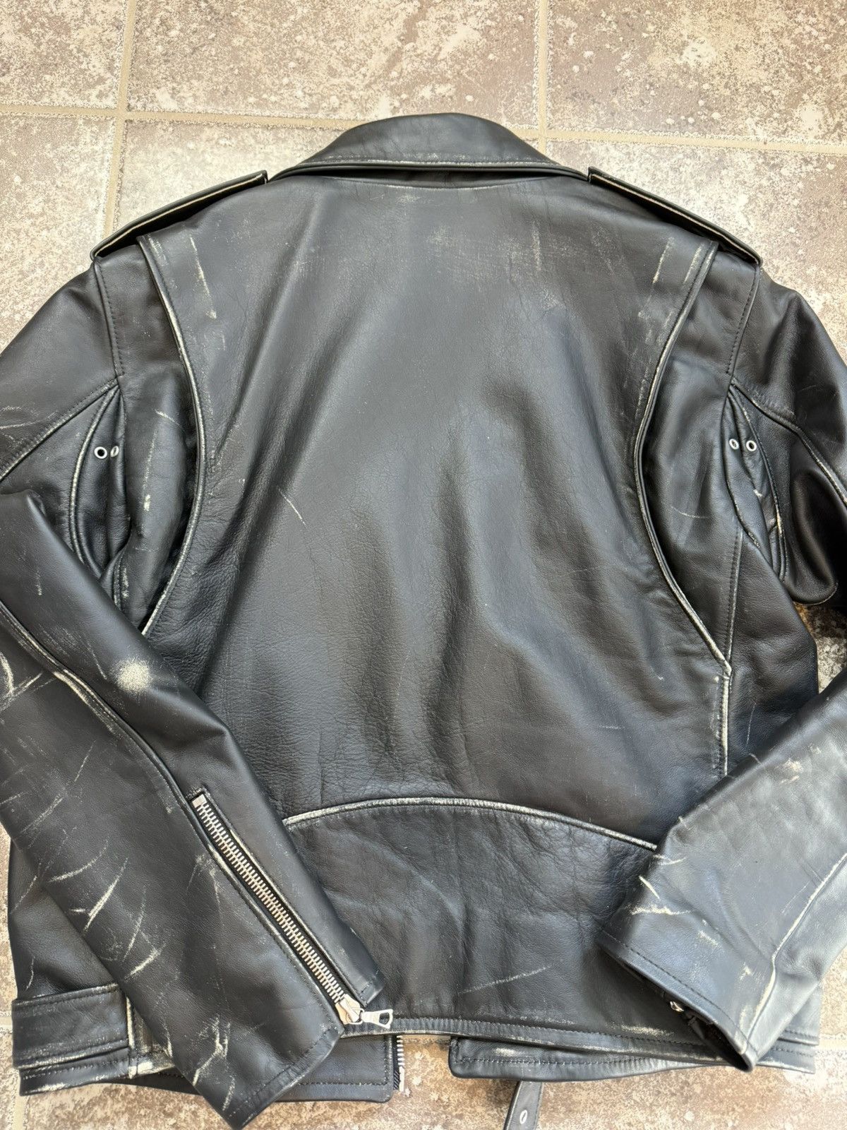 John Elliott John Elliott Leather Rider Moto Drifter Black Jacket Size 3 Size US L / EU 52-54 / 3 - 8 Thumbnail