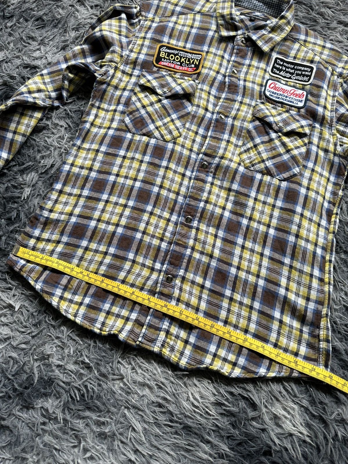 Hysteric Glamour 2010's Rattle trap checked snap button shirt Size US M / EU 48-50 / 2 - 11 Thumbnail