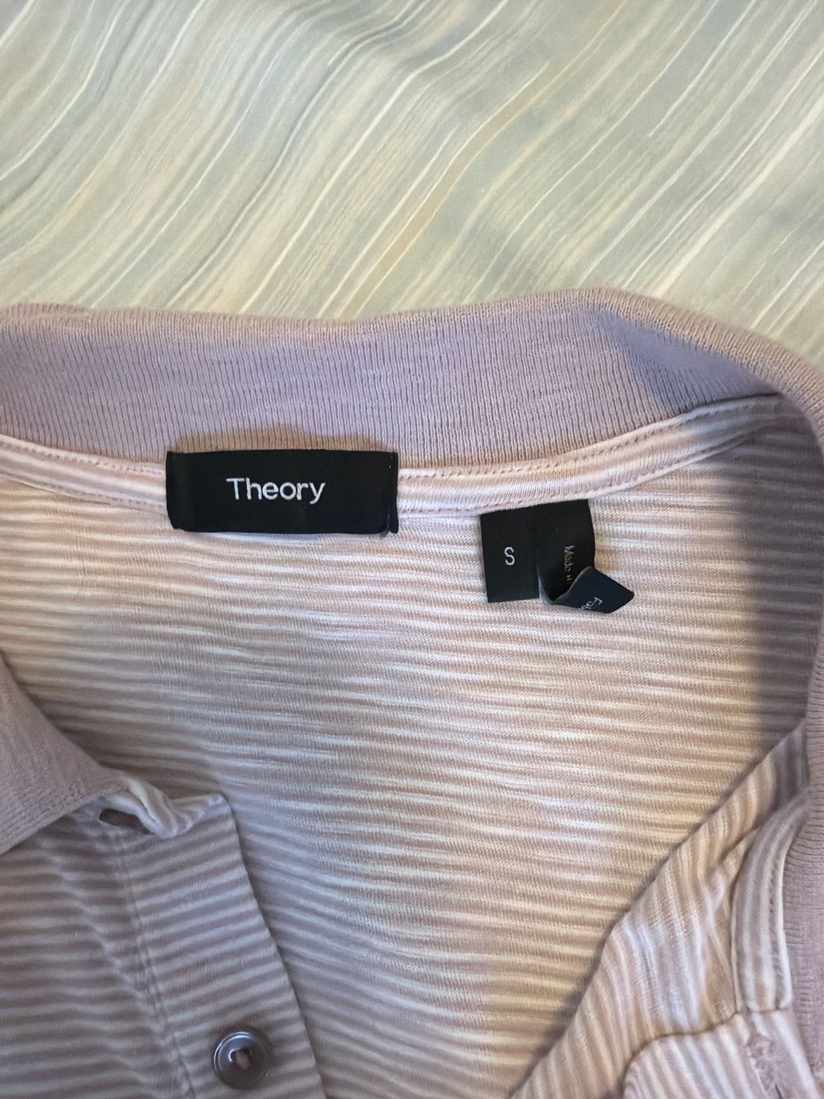 Theory Theory Striped Polo Size US S / EU 44-46 / 1 - 3 Thumbnail