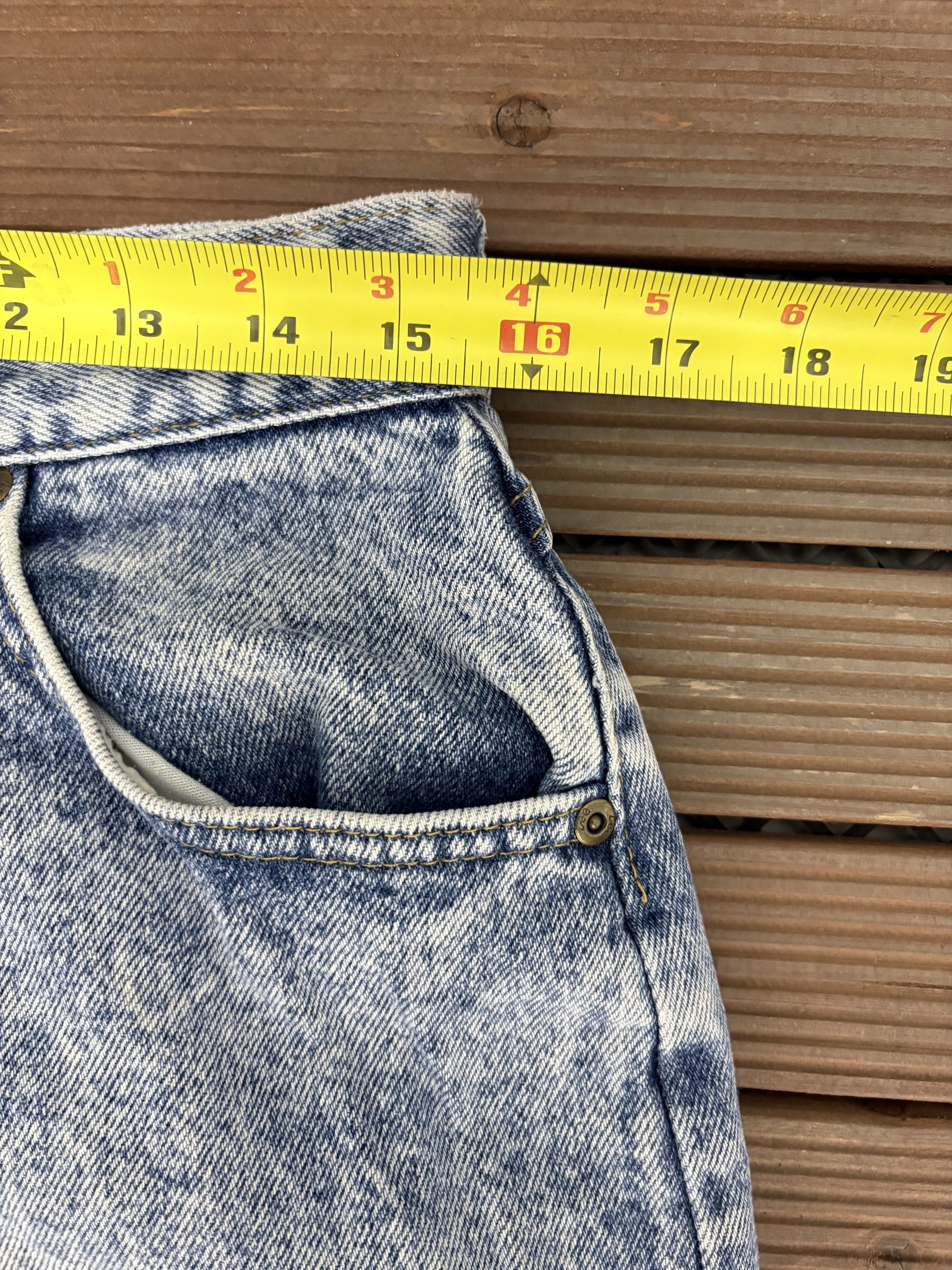 Lee × Vintage Lee Branded Straight Leg Vintage Light Blue Jeans Size US 34 / EU 50 - 6 Thumbnail