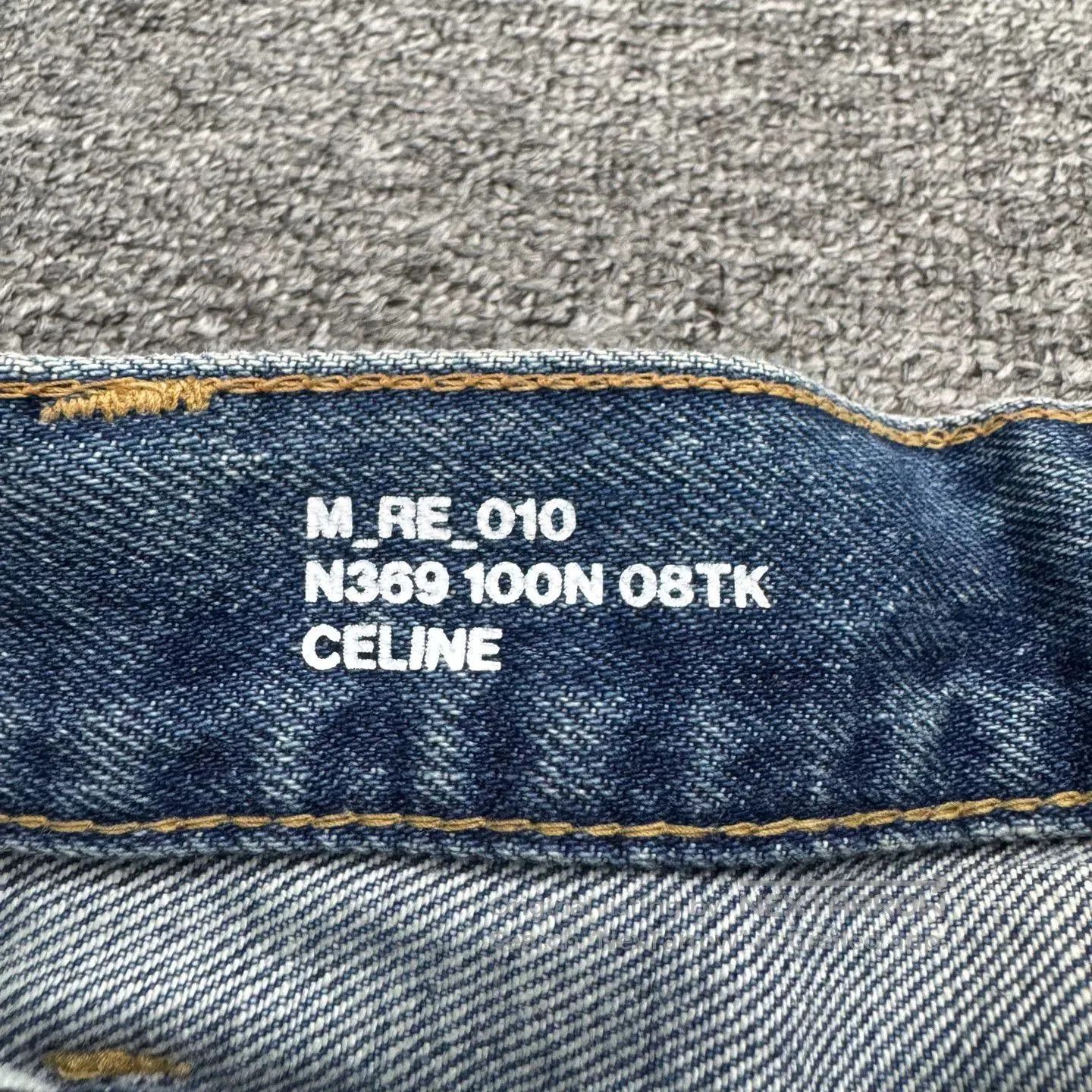Celine Celine Washed Distressed Knife-Cut Jeans. Size 28" / US 6 / IT 42 - 2 Thumbnail