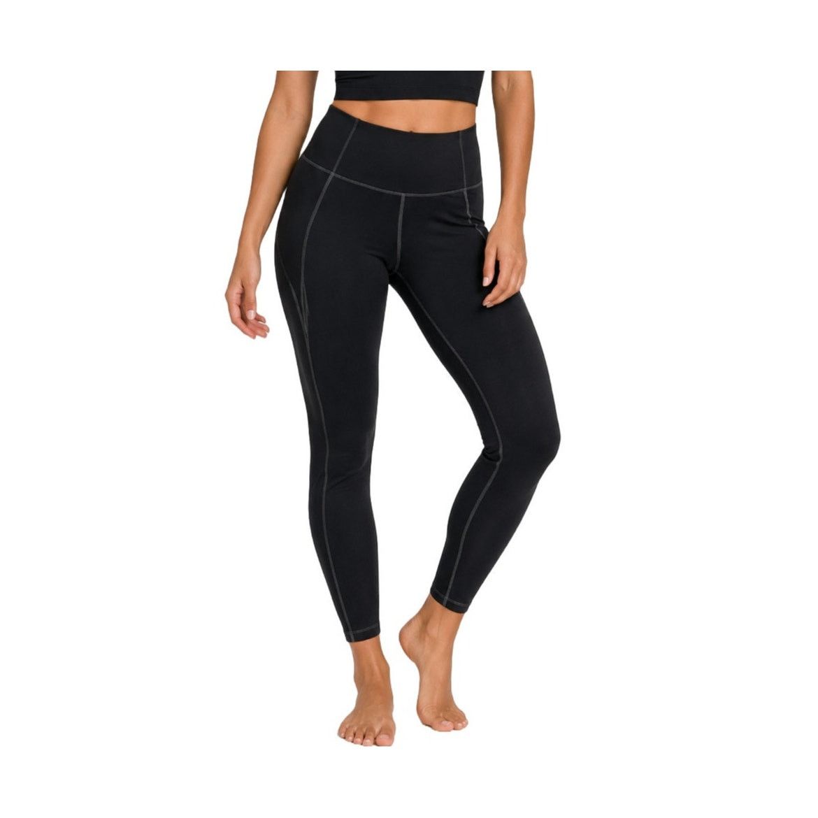 Girlfriend Collective Girlfriend Collective Black High Rise Leggings S Activewear Size 27" / US 4 / IT 40 - 1 Thumbnail