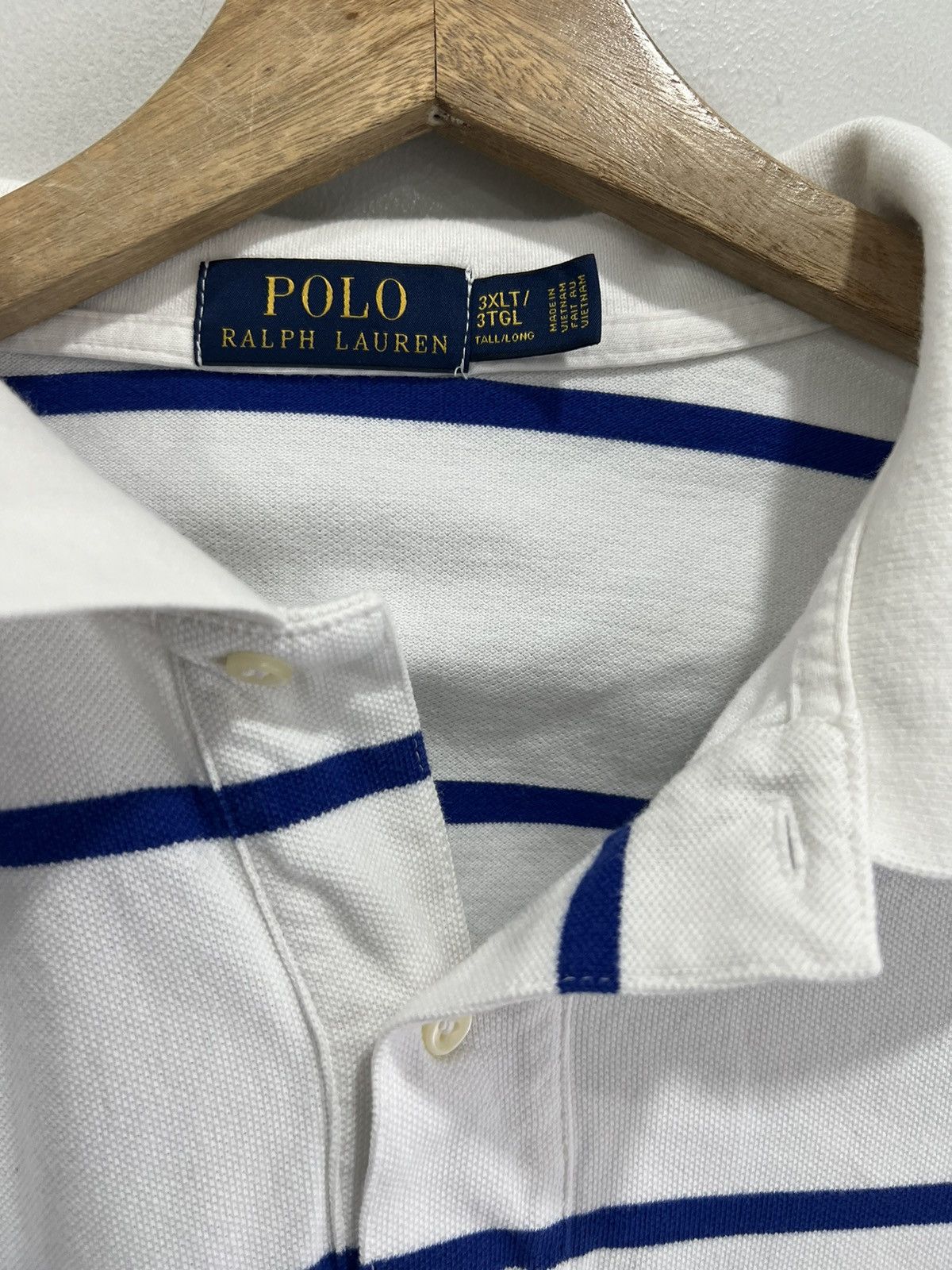 Ralph Lauren Vintage Ralph Lauren Polo Striped shirt 3XL Size US XXL / EU 58 / 5 - 4 Thumbnail