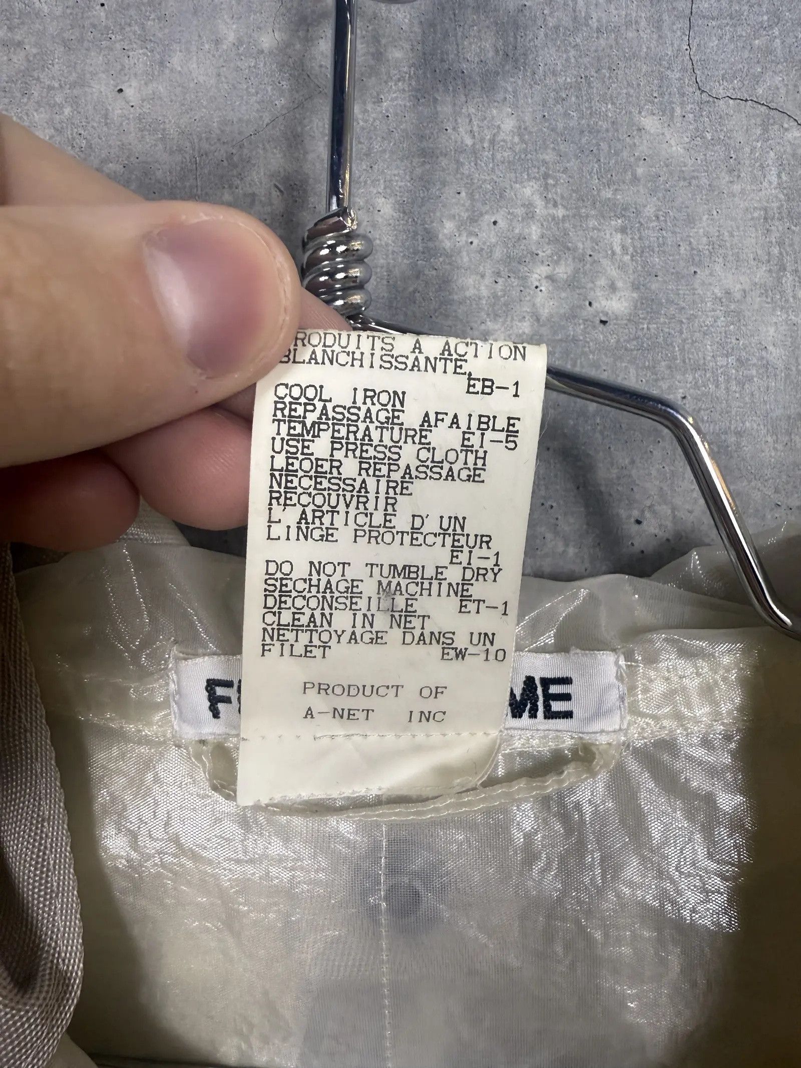 Final Home Final Home 1994 transparent Survival Jacket MoMA Size US S / EU 44-46 / 1 - 4 Thumbnail