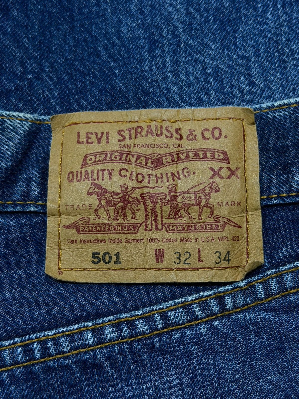 Levi's Vintage 90s Levi’s 501 Made in USA Distressed Denim Jeans 31 Size US 31 - 11 Thumbnail