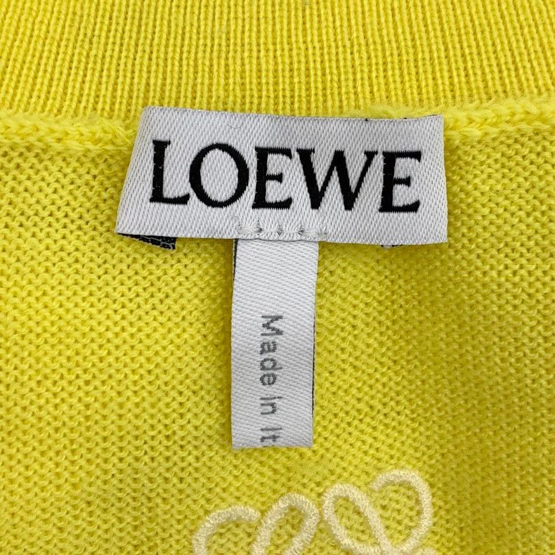 Loewe LOEWE Yellow logo embroidered patch wool lapel long sleeve Size M / US 6-8 / IT 42-44 - 6 Thumbnail