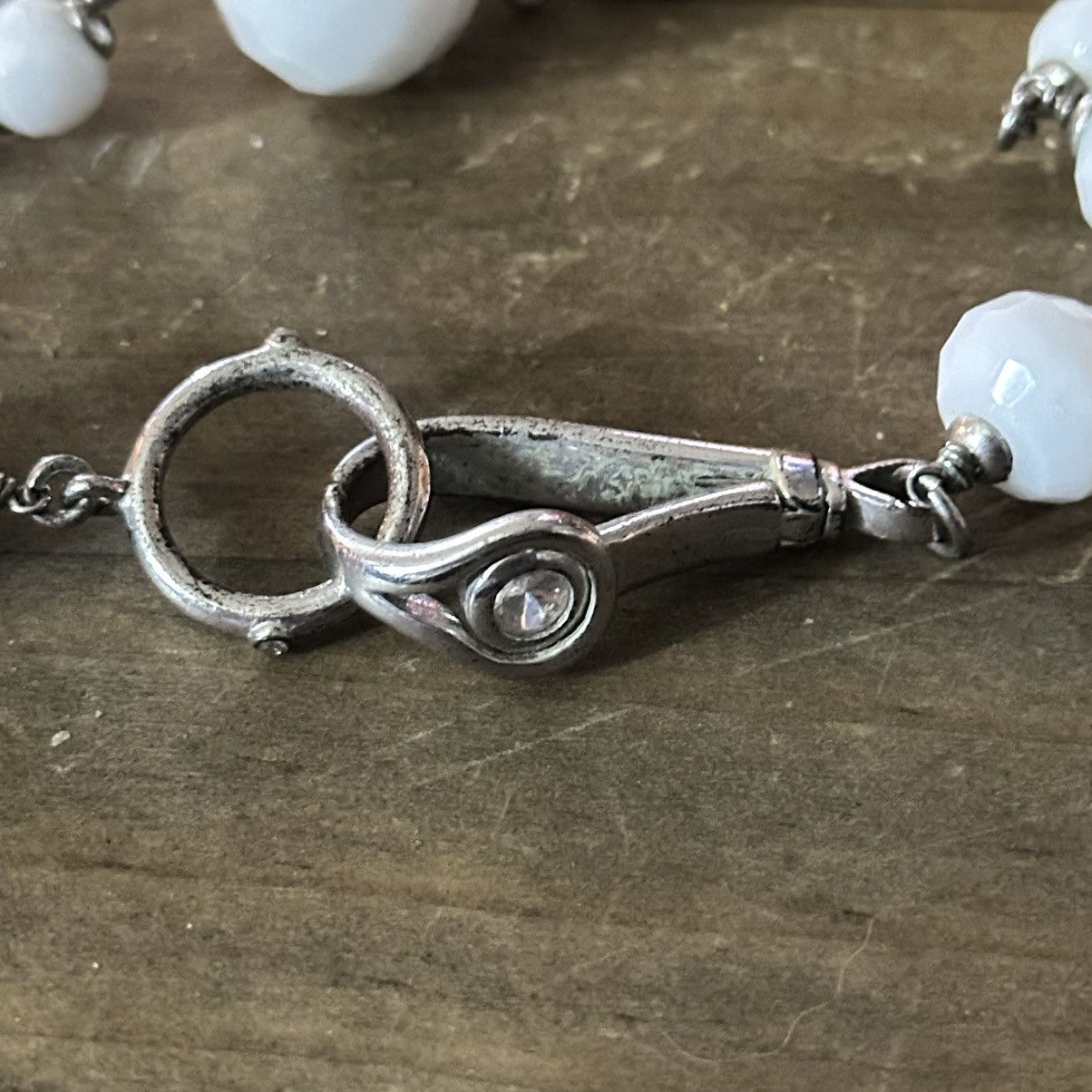 Henri Bendel Vintage Henri Bendel lucite, crystal and safety pin necklace Size ONE SIZE - 6 Thumbnail