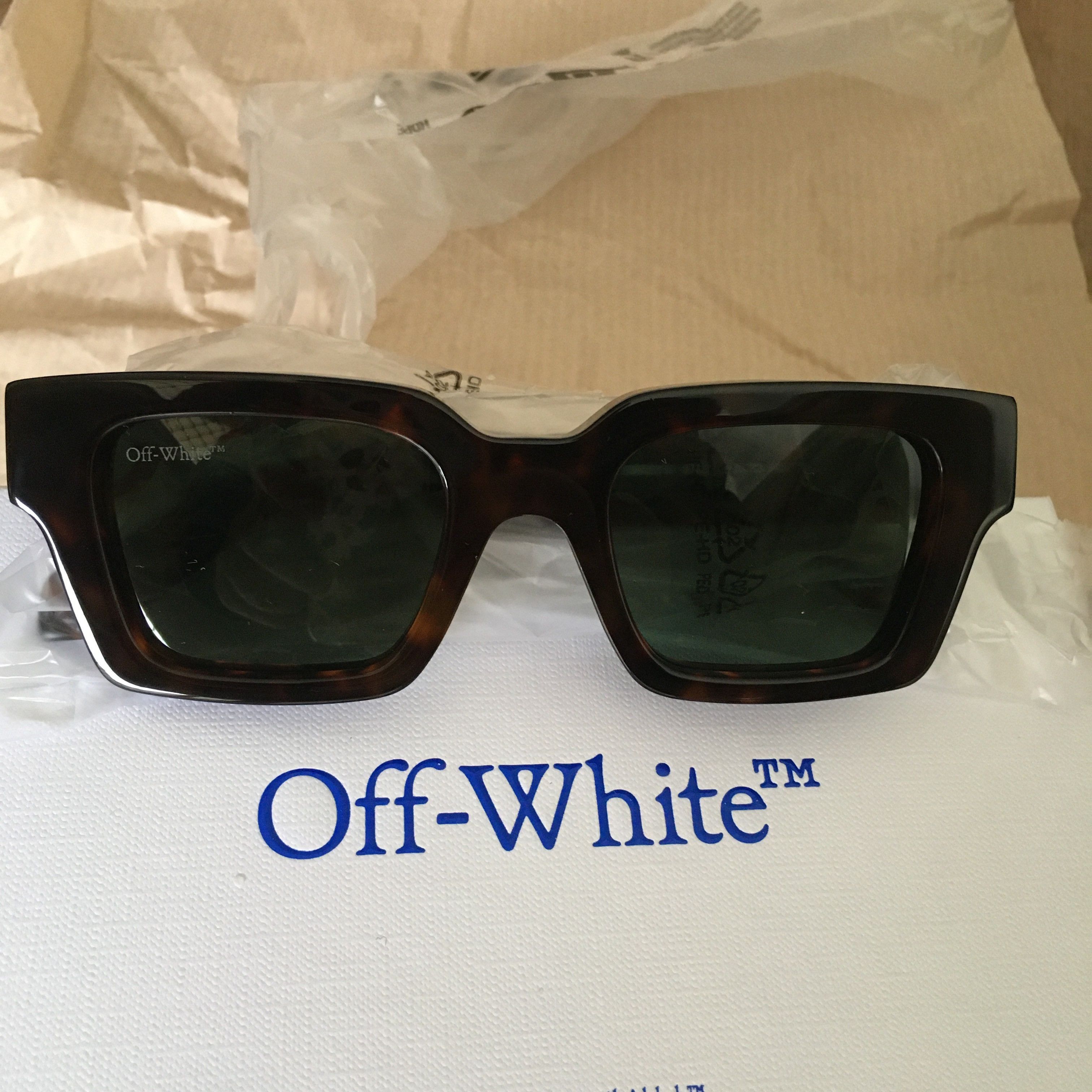 Off-White × Virgil Abloh OFF-WHITE Virgil Sunglasses TORTOISE Size ONE SIZE - 13 Thumbnail