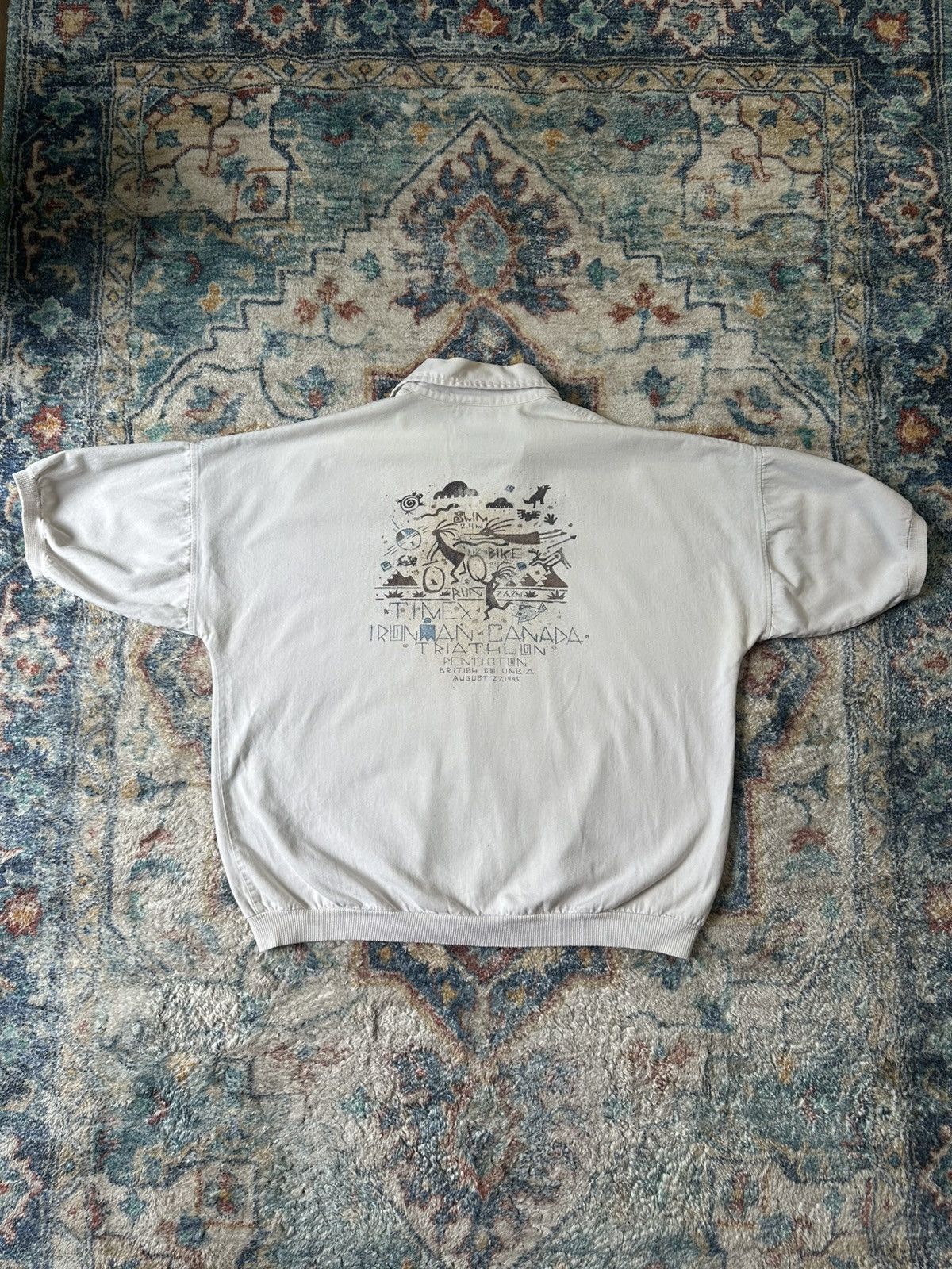 Vintage Vintage Penticton Ironman Triathlon Henley Shirt Large Size US L / EU 52-54 / 3 - 2 Thumbnail