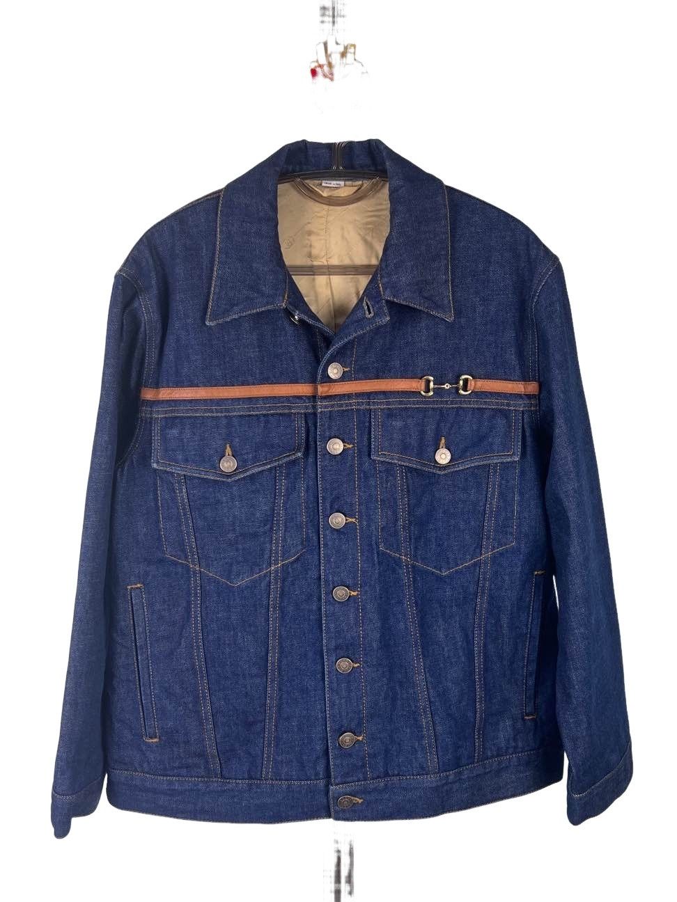 Gucci Gucci Vintage Denim Biker Jacket Size 48 – Tom Ford Era