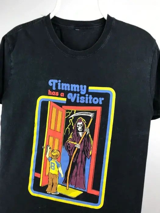 Band Tees Timmy has a visitor T-shirt rock band tee size Large Size US L / EU 52-54 / 3 - 1 Thumbnail