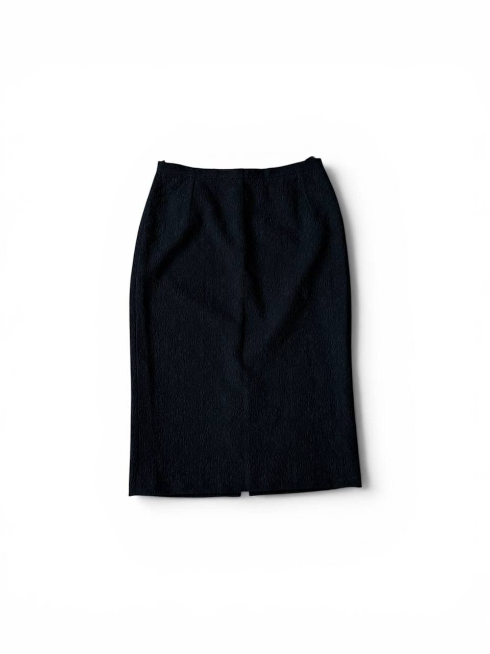 Dolce & Gabbana Dolce & Gabbana Black Lace Textured Skirt Size 27" / US 4 / IT 40 - 1 Thumbnail