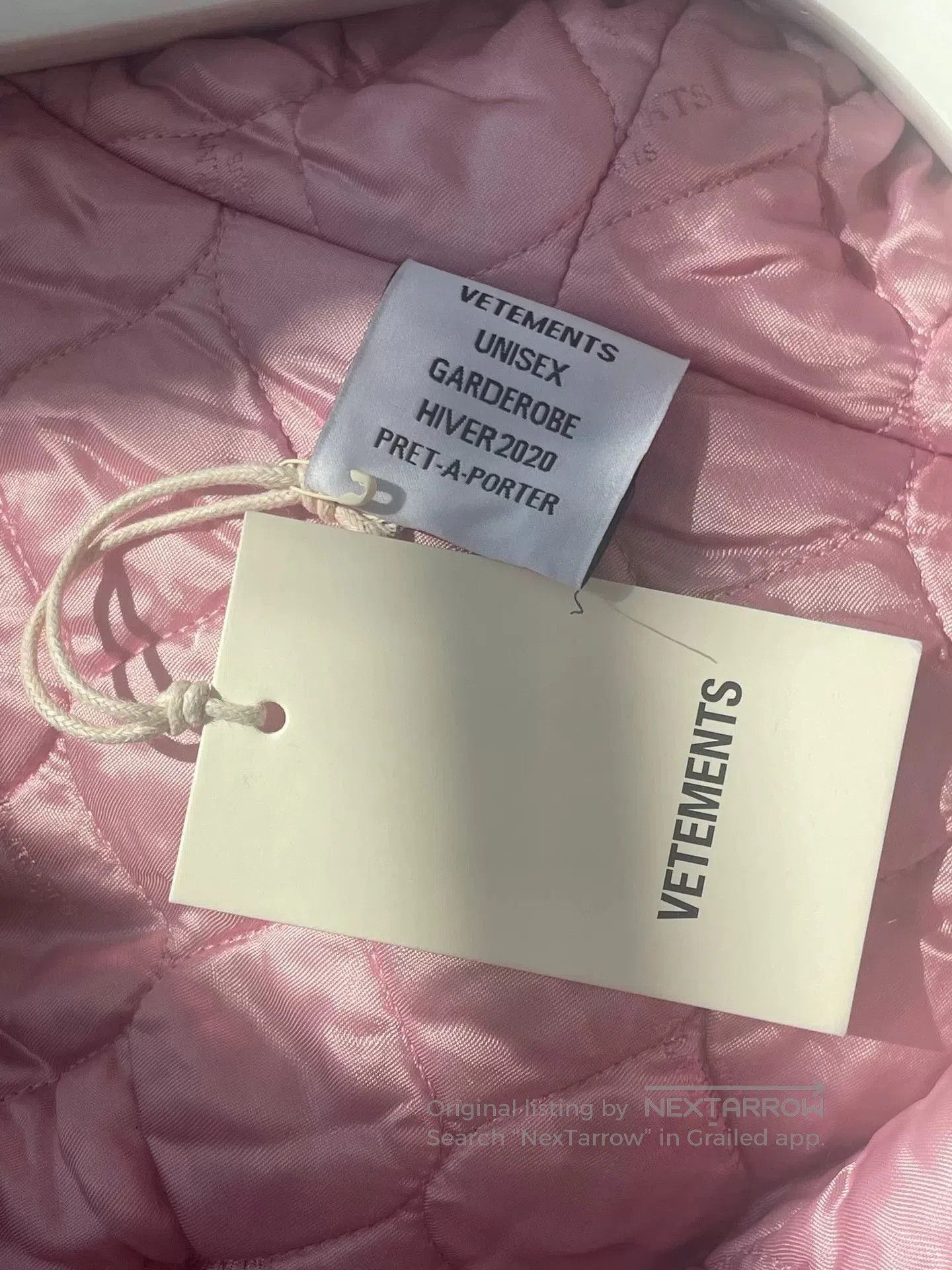 Vetements Vetements 19FW Pink Robe Coat. Size US S / EU 44-46 / 1 - 5 Thumbnail