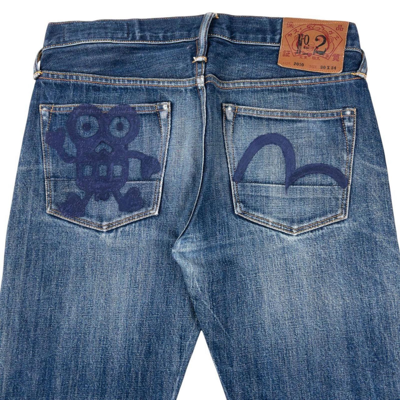 Evisu Vintage 2000s Evisu Robot Gull Japanese Denim Jeans Size W31 Size US 31 - 1 Thumbnail