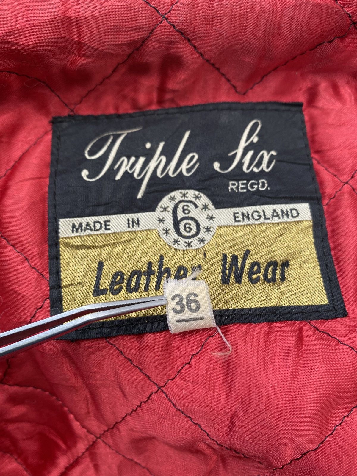 Vintage Triple 6- 666- Double Rider Leather Jacket Size US S / EU 44-46 / 1 - 22 Thumbnail
