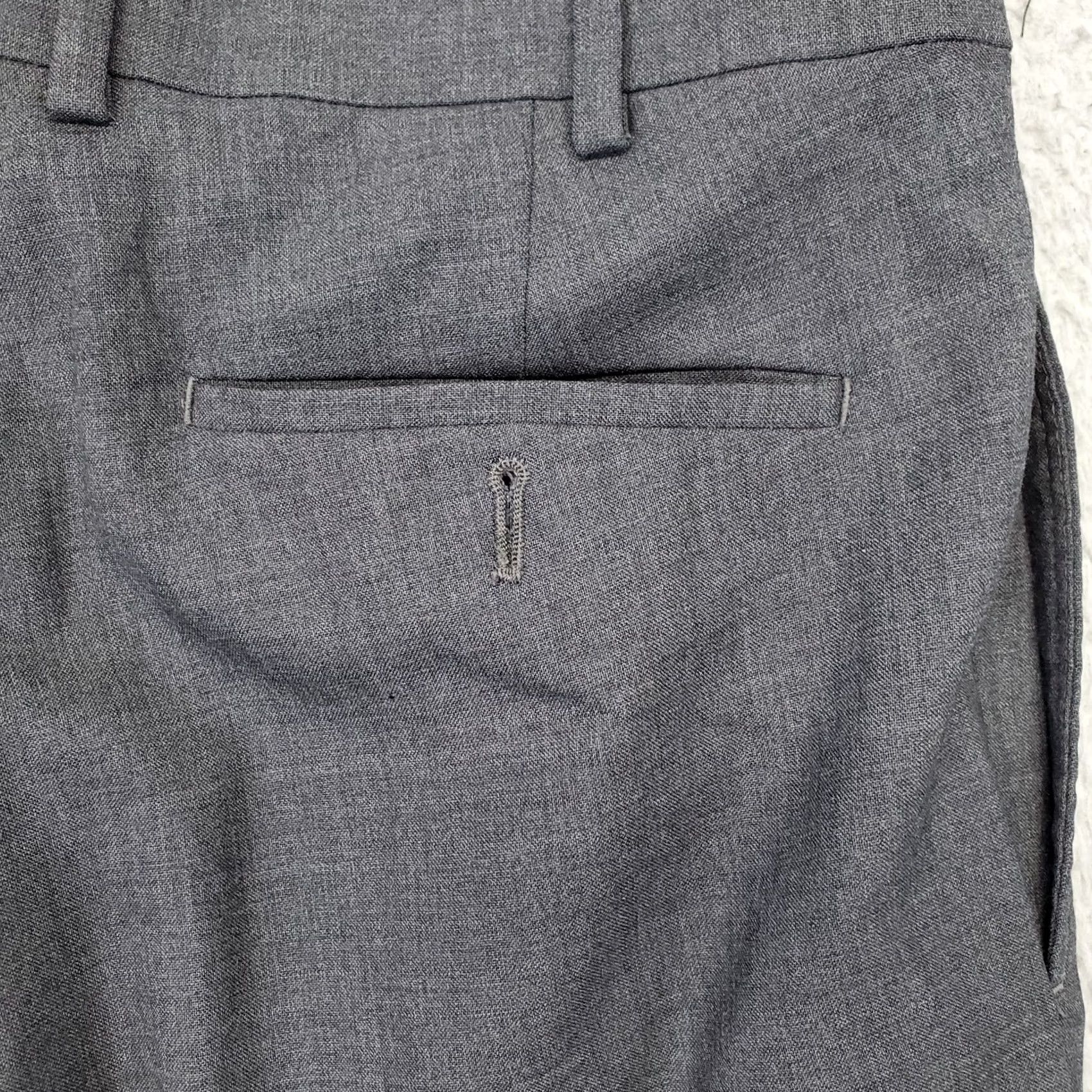 Ralph Lauren Lauren Ralph Lauren Mens Dress Pants 35 Charcoal Gray Regular Inseam 30.5 Formal Total Comfort Size US 35 - 7 Thumbnail