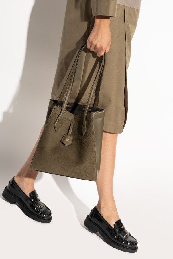 Fendi o1s1wg111225 Size: OS/Fendi Origami Medium in Dark Brown Size ONE SIZE - 6 Thumbnail