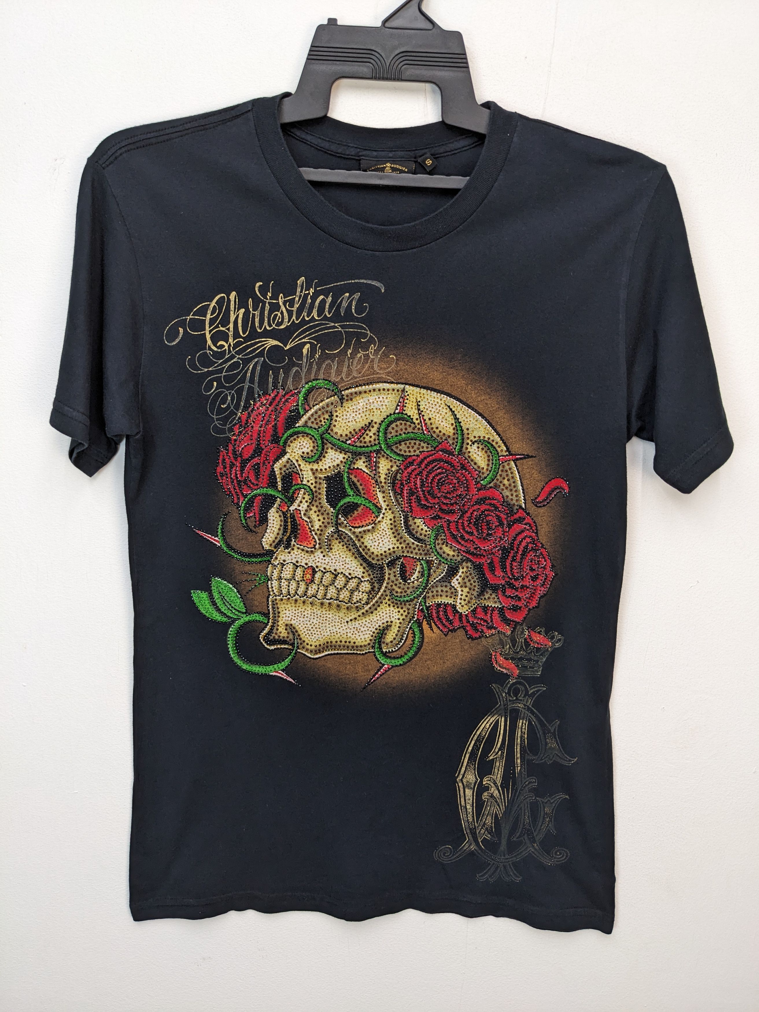Ed Hardy 🔥Y.E.S 2025🔥 ED HARDY CHRISTIAN AUDIGIER PUSHEAD SKULL Size US S / EU 44-46 / 1 - 1 Thumbnail