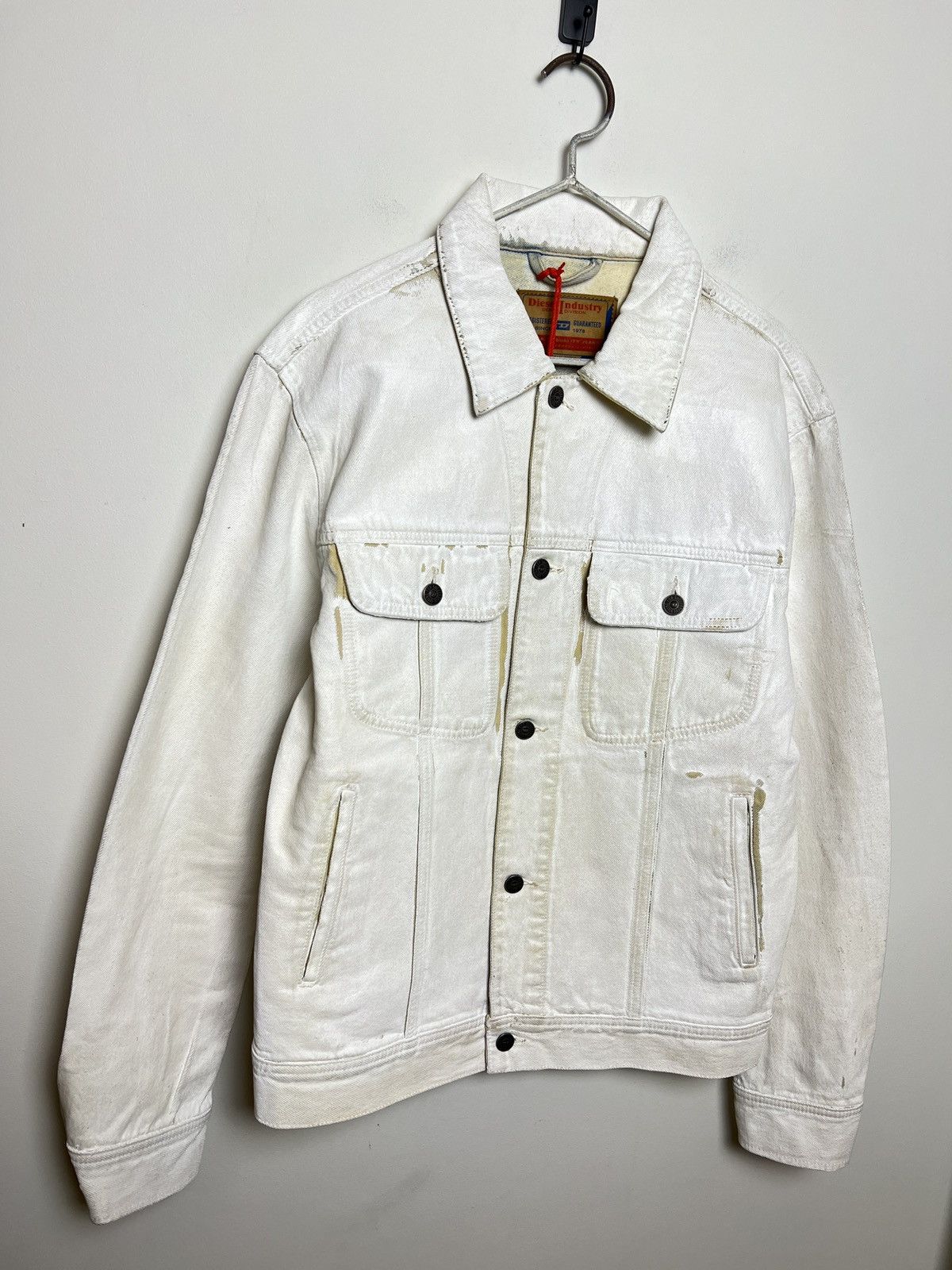 Diesel diesel painted denim trucker jacket maison martin margiela Size US M / EU 48-50 / 2 - 6 Thumbnail