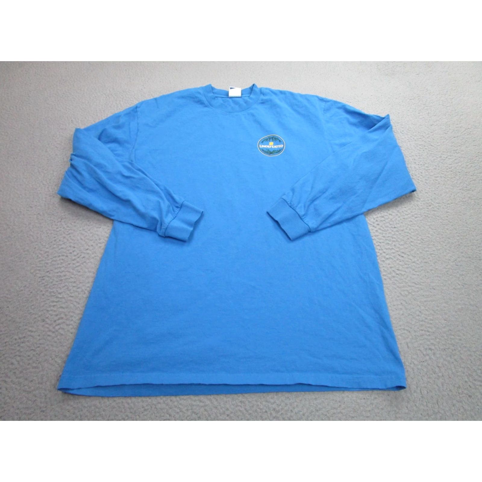 Undefeated Undefeated Long Sleeve Shirt Mens XL Blue Graphic Print Made in USA Streetwear Size US XL / EU 56 / 4 - 2 Thumbnail