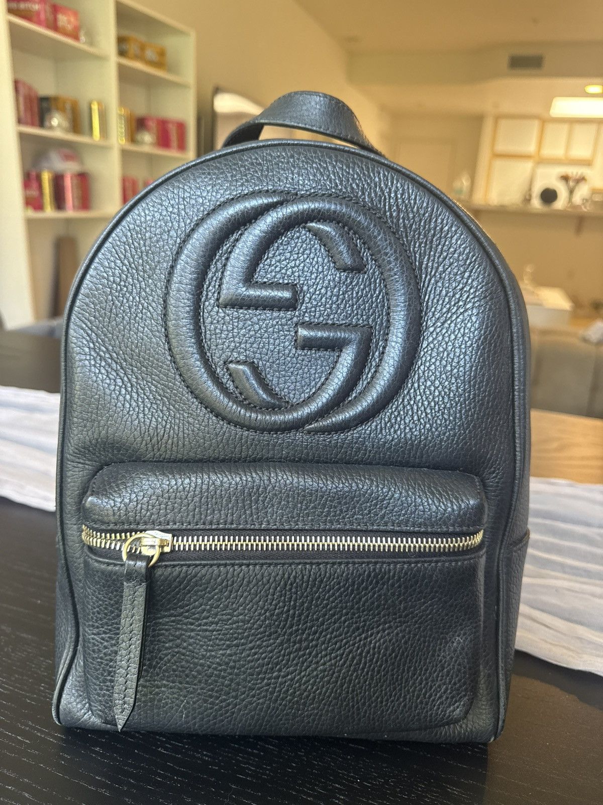 Gucci Gucci Solo Chain leather backpack Size ONE SIZE - 1 Thumbnail