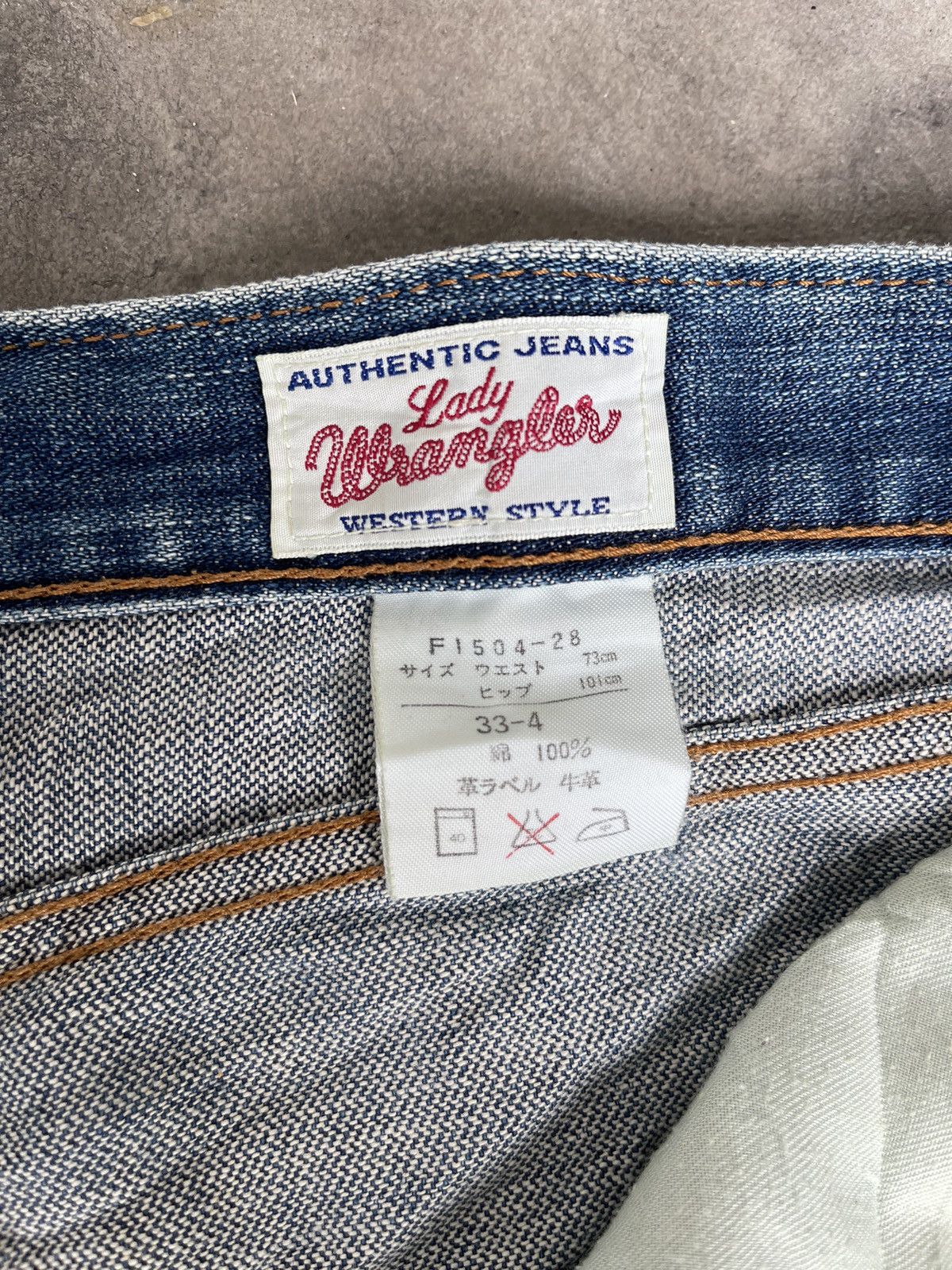 Wrangler JAPAN MADE Wrangler Lady Blue Bell Size 31" - 10 Thumbnail
