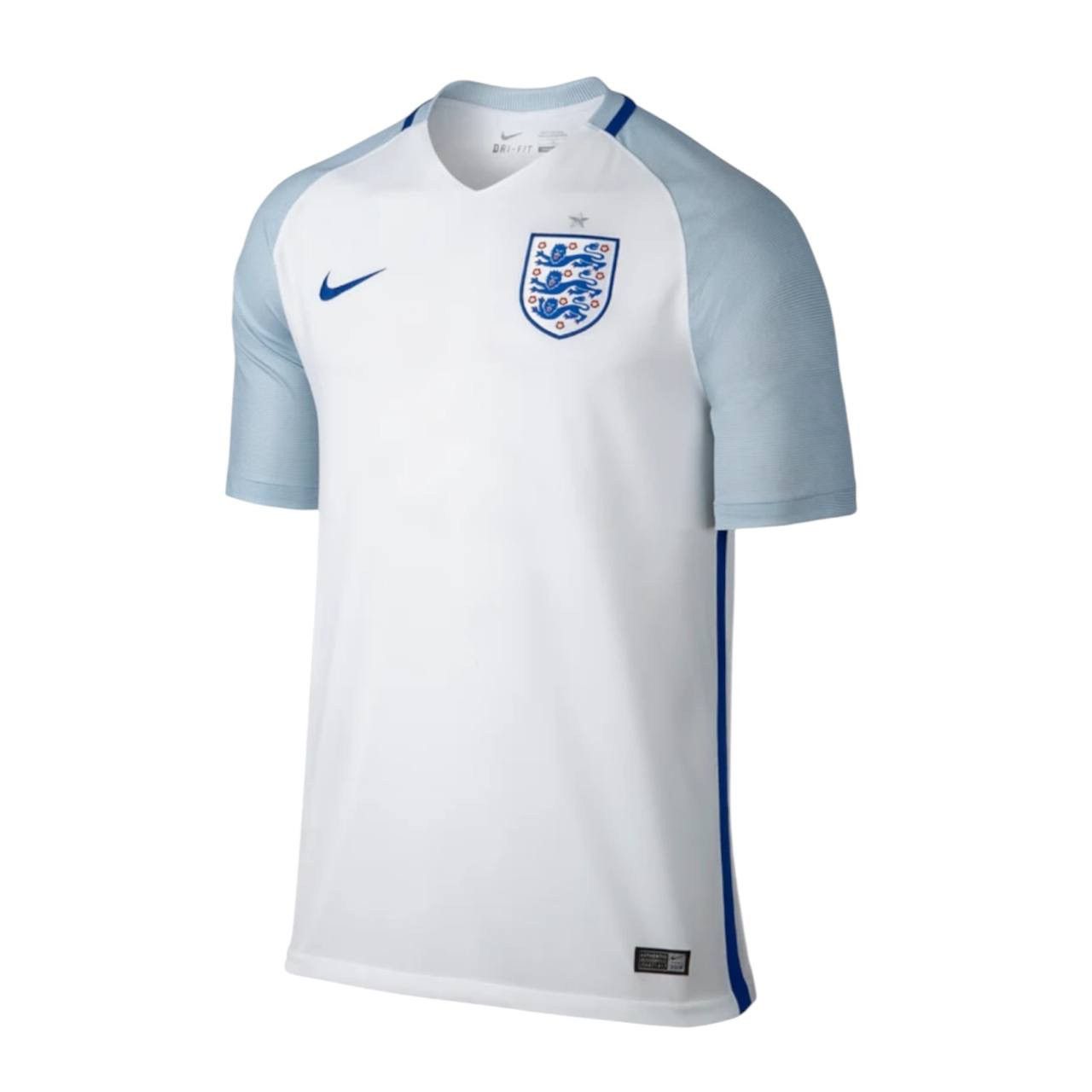 Nike 2016/17 ENGLAND TEAM HOME SOCCER JERSEY FOOTBALL SHIRT NIKE Size US M / EU 48-50 / 2 - 1 Thumbnail