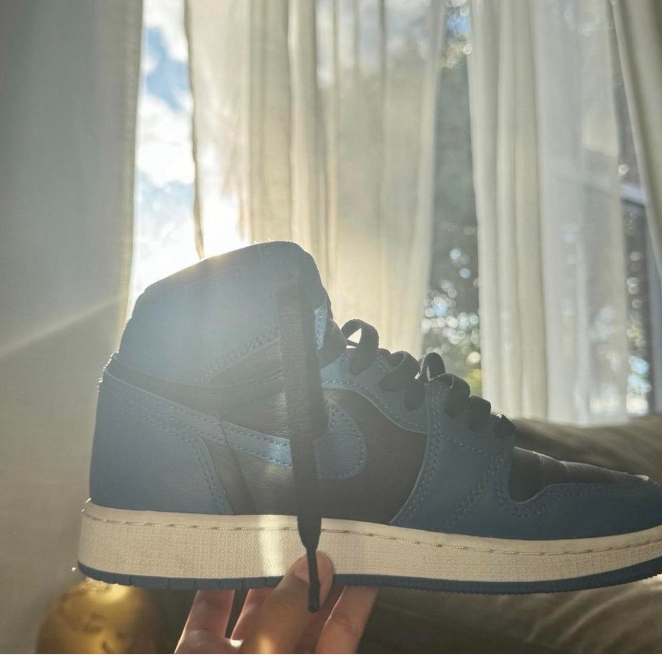 Jordan Brand Jordan 1 retro high OG dark Marina Blue Size US 5.5 / EU 38 - 2 Thumbnail