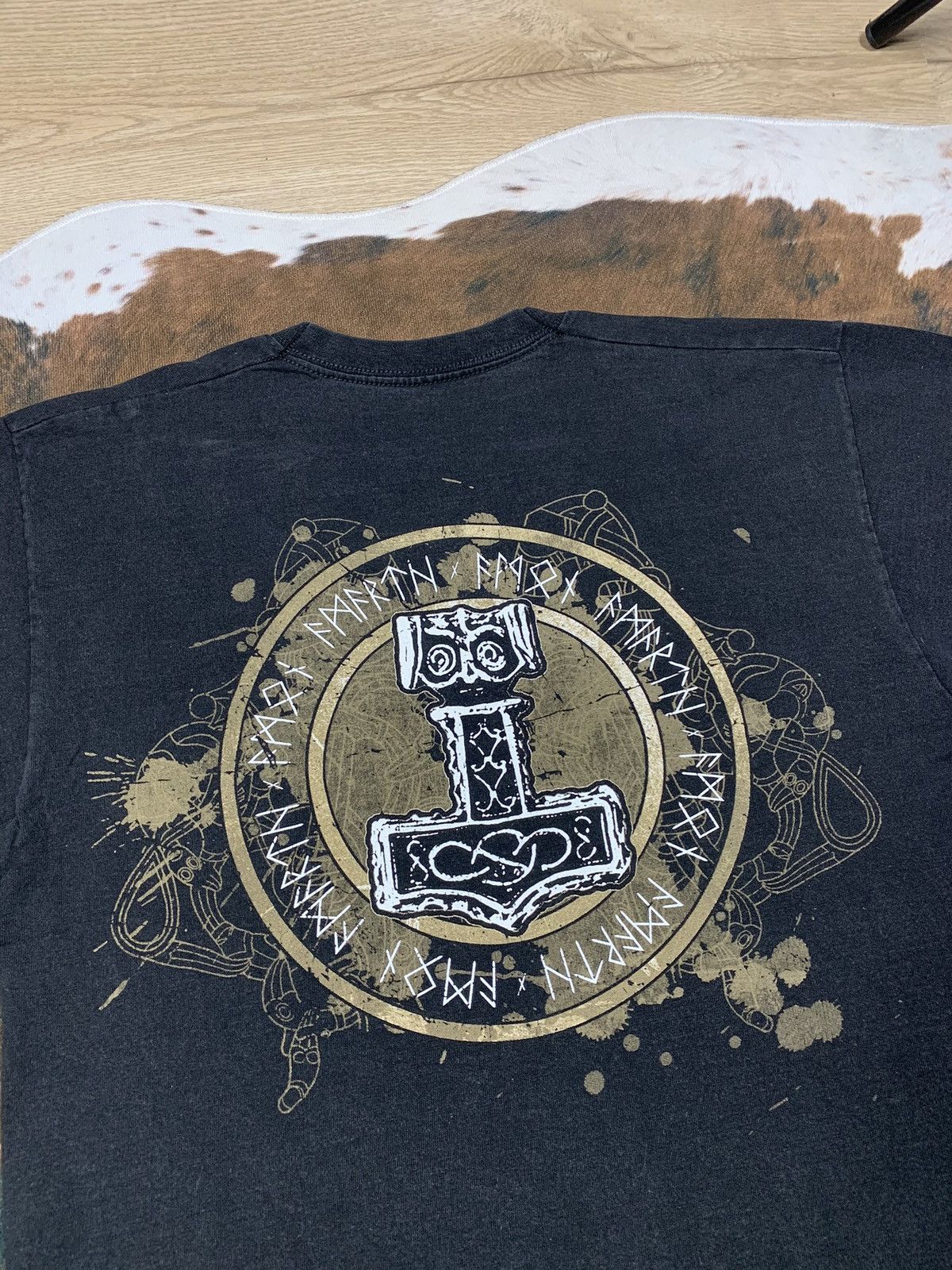 Band Tees × Vintage Vintage Amon Amarth Rock Band Tee Tshirt 00’S Size US S / EU 44-46 / 1 - 4 Thumbnail