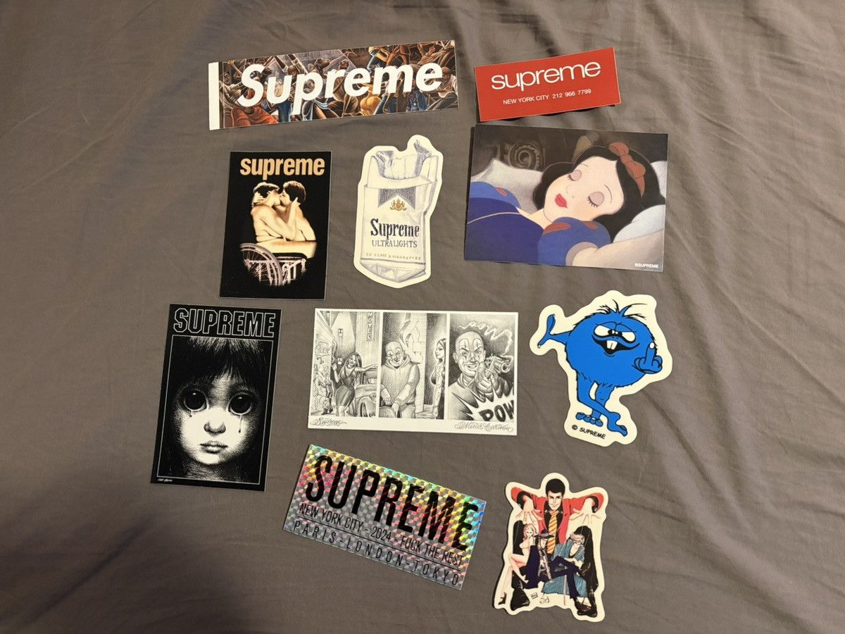 Supreme 10x sticker bundle | Grailed