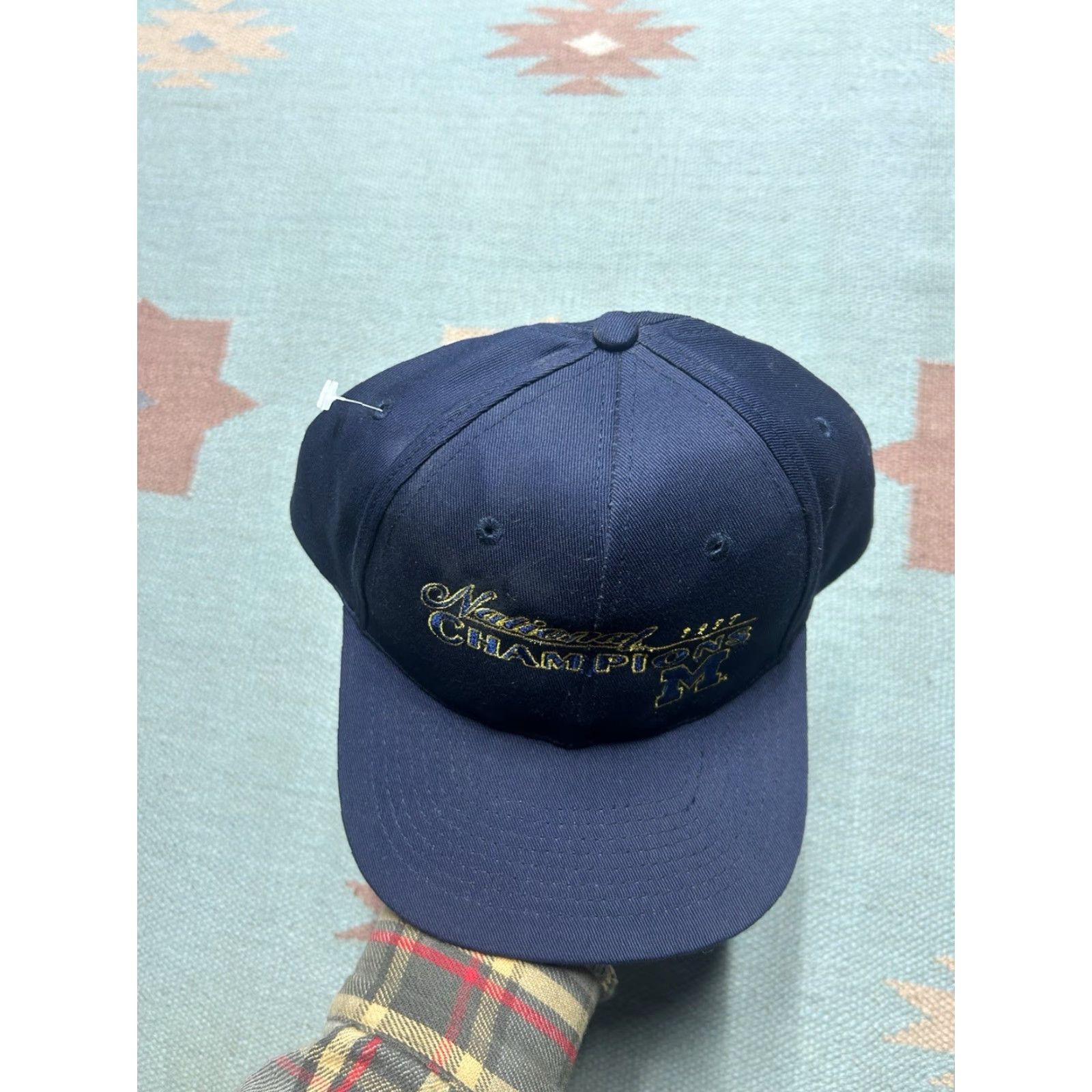 Champion VINTAGE 90s snapback hat cap university of Michigan wolverines 1997 champions HaT Cap Snapback Mens? Size ONE SIZE - 3 Thumbnail