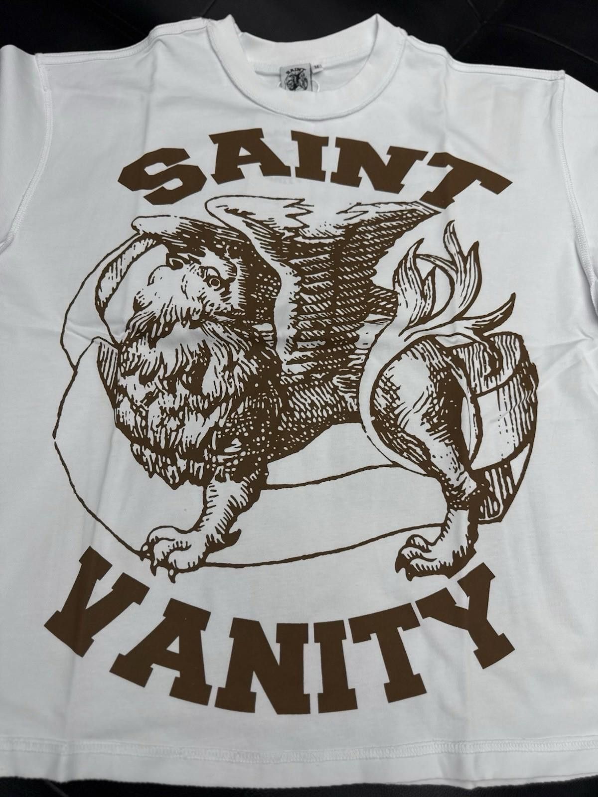Saint Vanity Size (M) - Saint Vanity T-shirt Brown Logo Authentic (NEW) Size US M / EU 48-50 / 2 - 3 Thumbnail