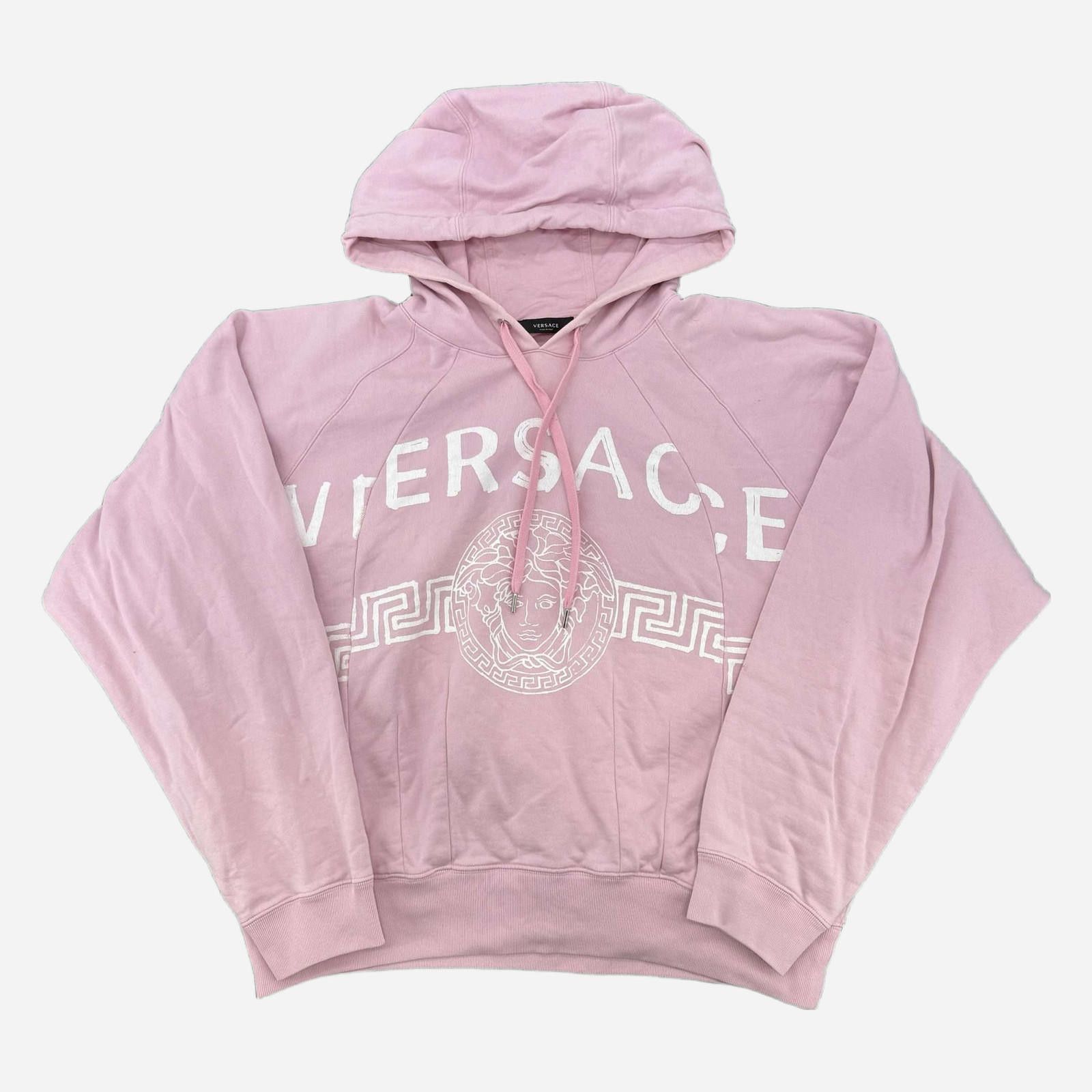 Versace Versace Panelled Print Hooded Sweatshirt M Used Size US M / EU 48-50 / 2 - 1 Thumbnail