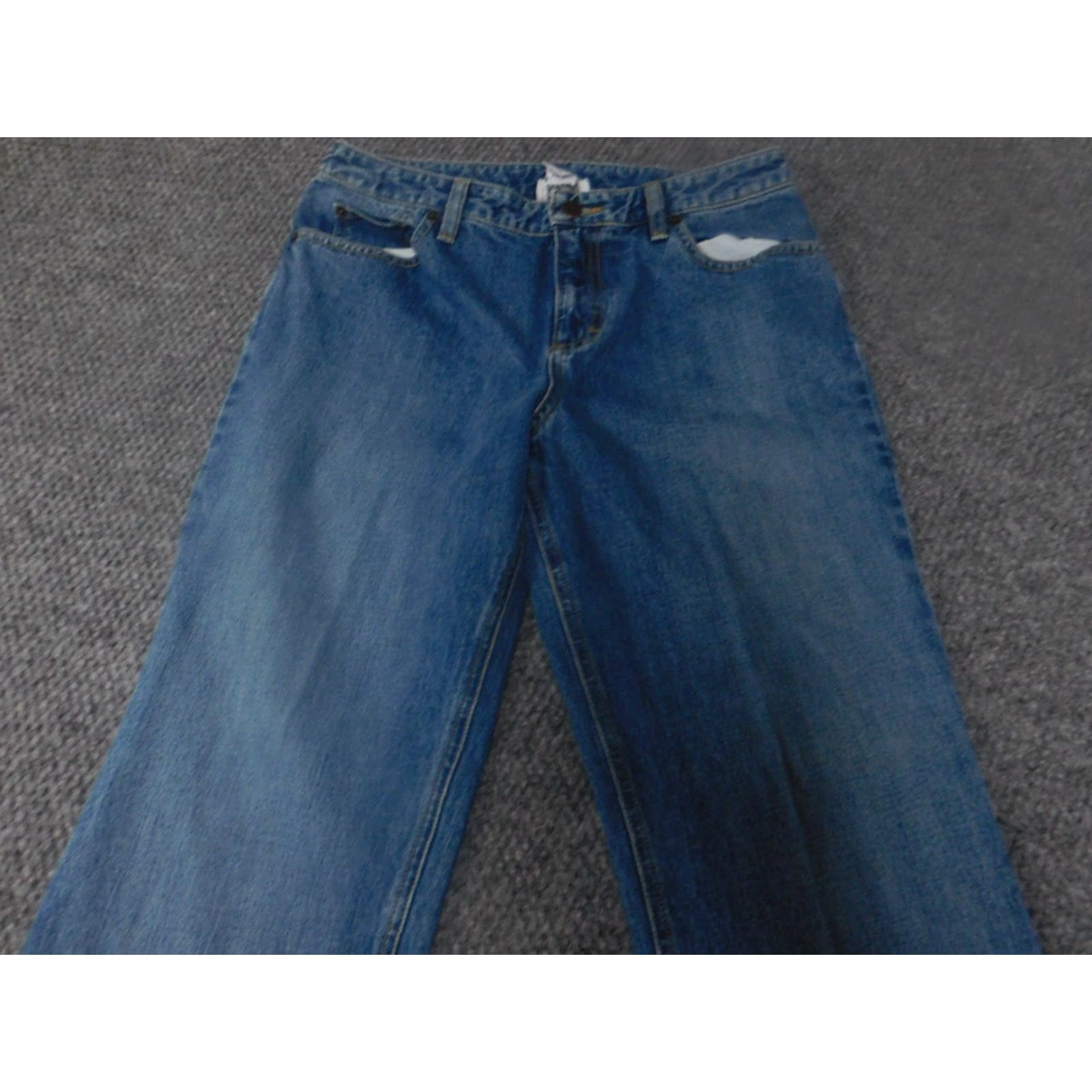 Loft LOFT Jeans Women 8 Blue Straight Denim Regular 31in Inseam Zip Pockets Stretch Designer Vintage No Size 30" / US 8 / IT 44 - 7 Thumbnail