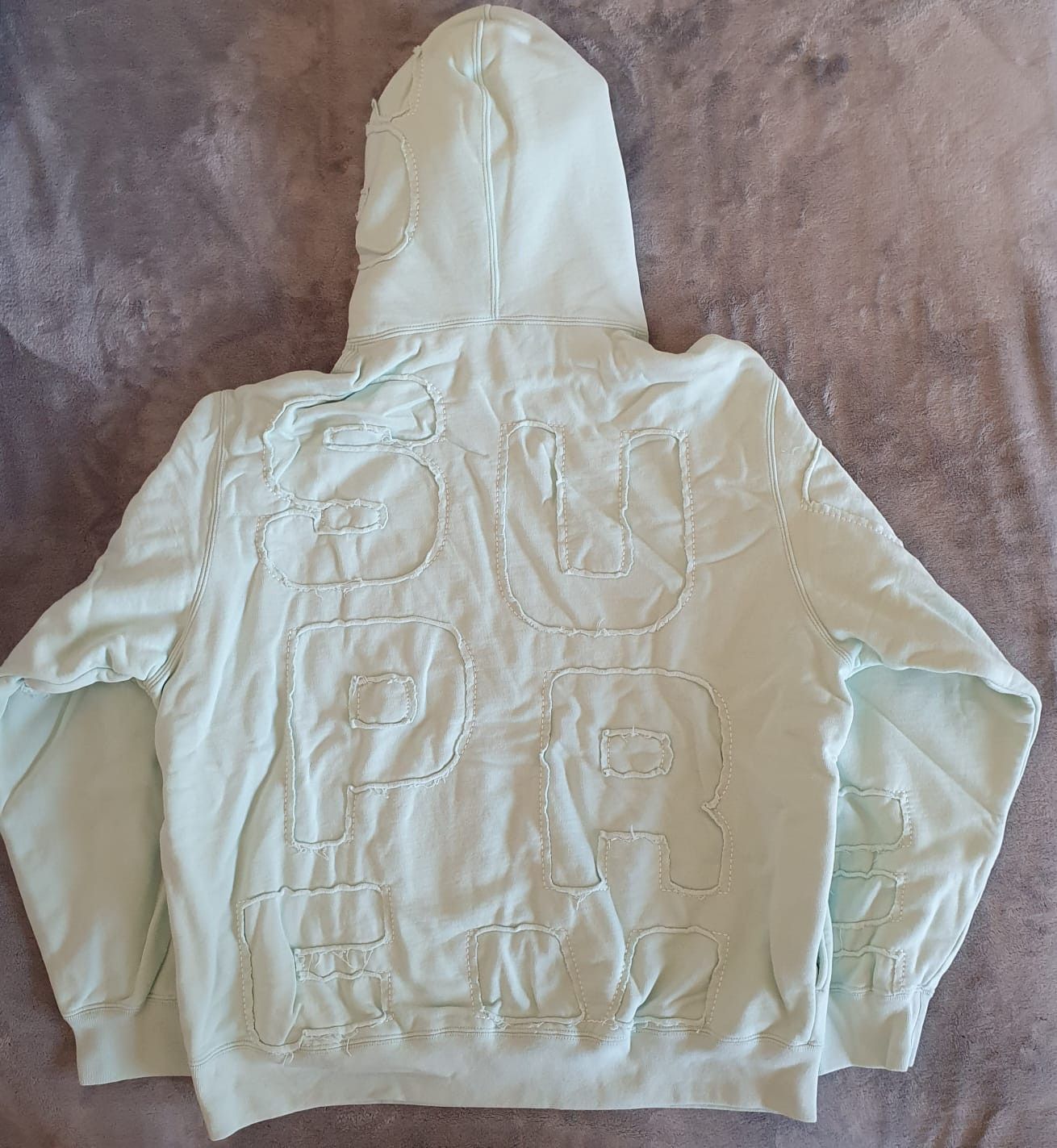 Supreme CUTOUT LETTERS HOODED SWEATSHIRT | Grailed