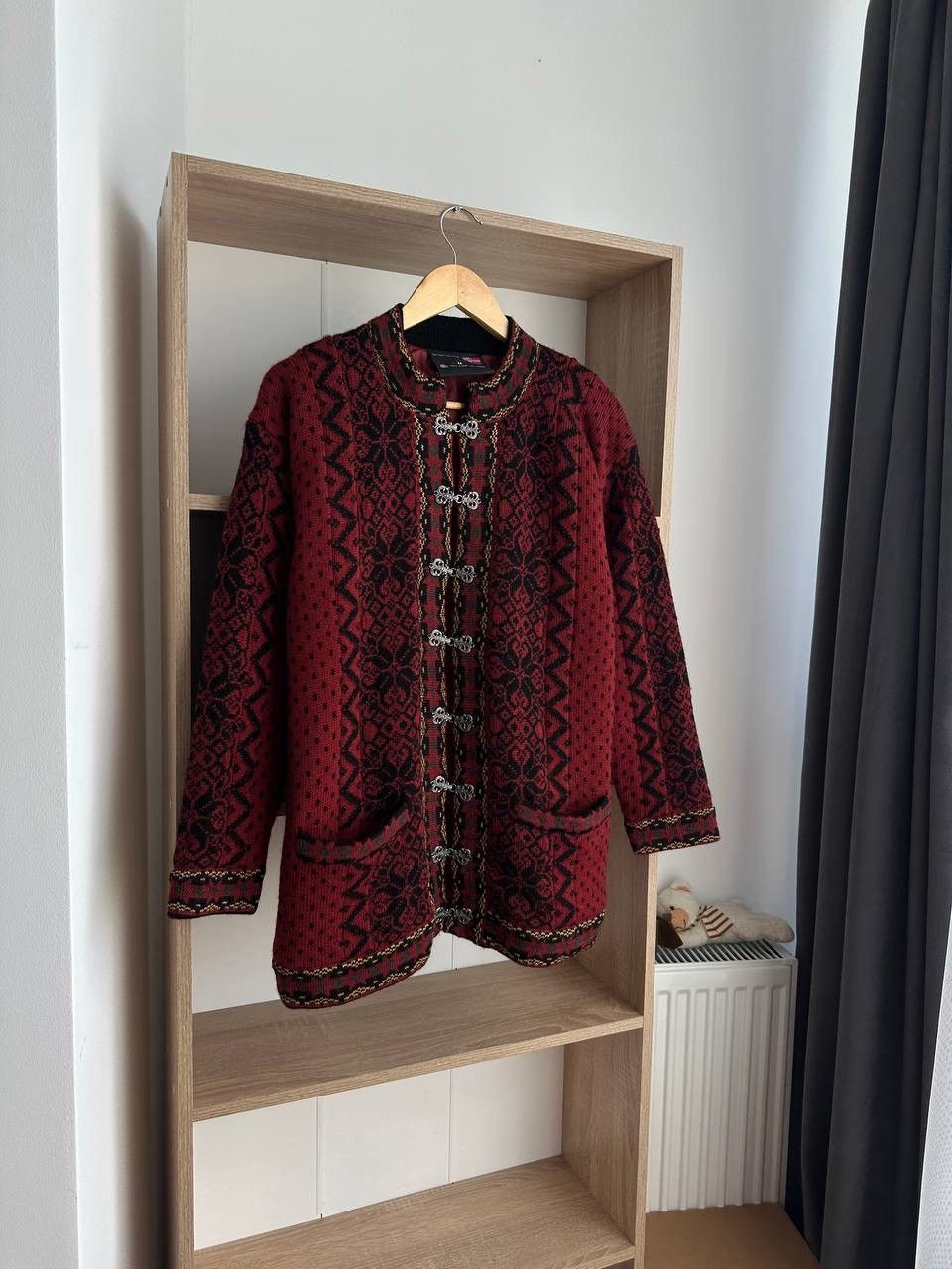 Japanese Brand × Vintage Vintage Windfjord of Norway Cardigan Red Sweater Size US M / EU 48-50 / 2 - 2 Thumbnail