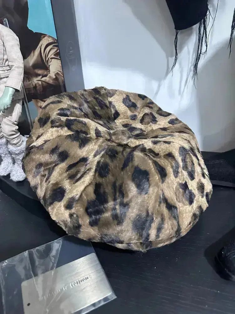 Number (N)ine Number (N)ine Number Nine Leopard Print Hat-2506 Size ONE SIZE - 2 Thumbnail