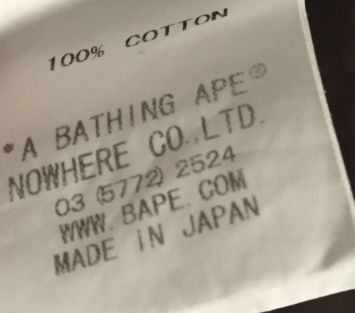 Bape Bape Long Sleeve Button Up Shirt Size XS / US 0-2 / IT 36-38 - 6 Thumbnail