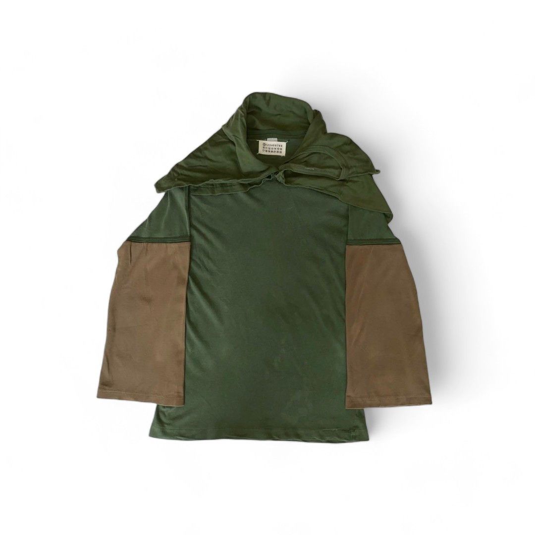 image of Maison Margiela Maison Martin Margiela - M Aw02 Reconstructed Sweater 2002 in Green (Size Medium)