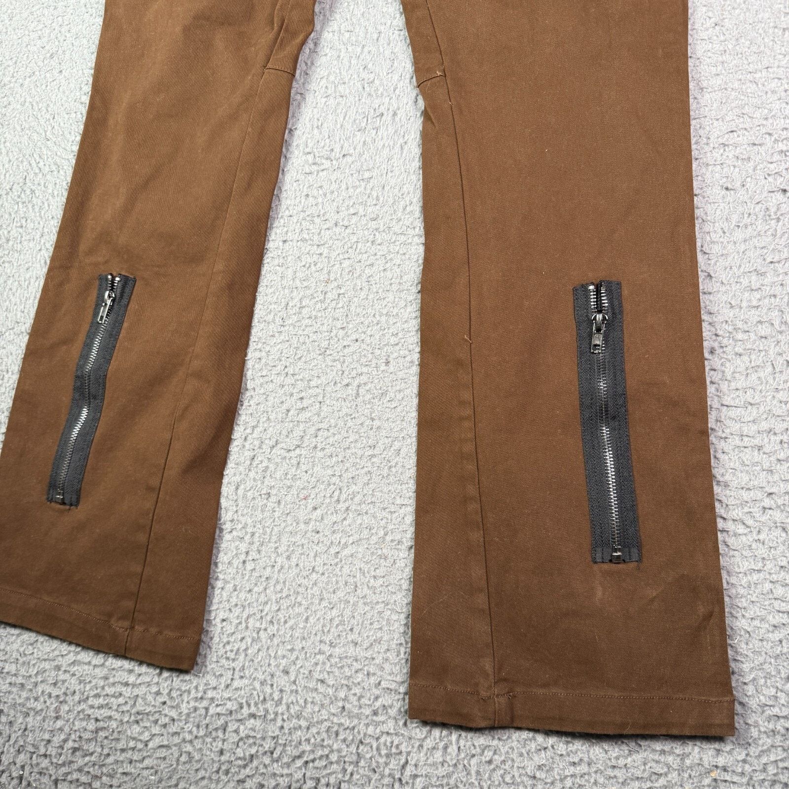 Black Icon Black Icon Pants XL 34x30 Brown Double Knee Flared Carpenter Size US 34 / EU 50 - 7 Thumbnail