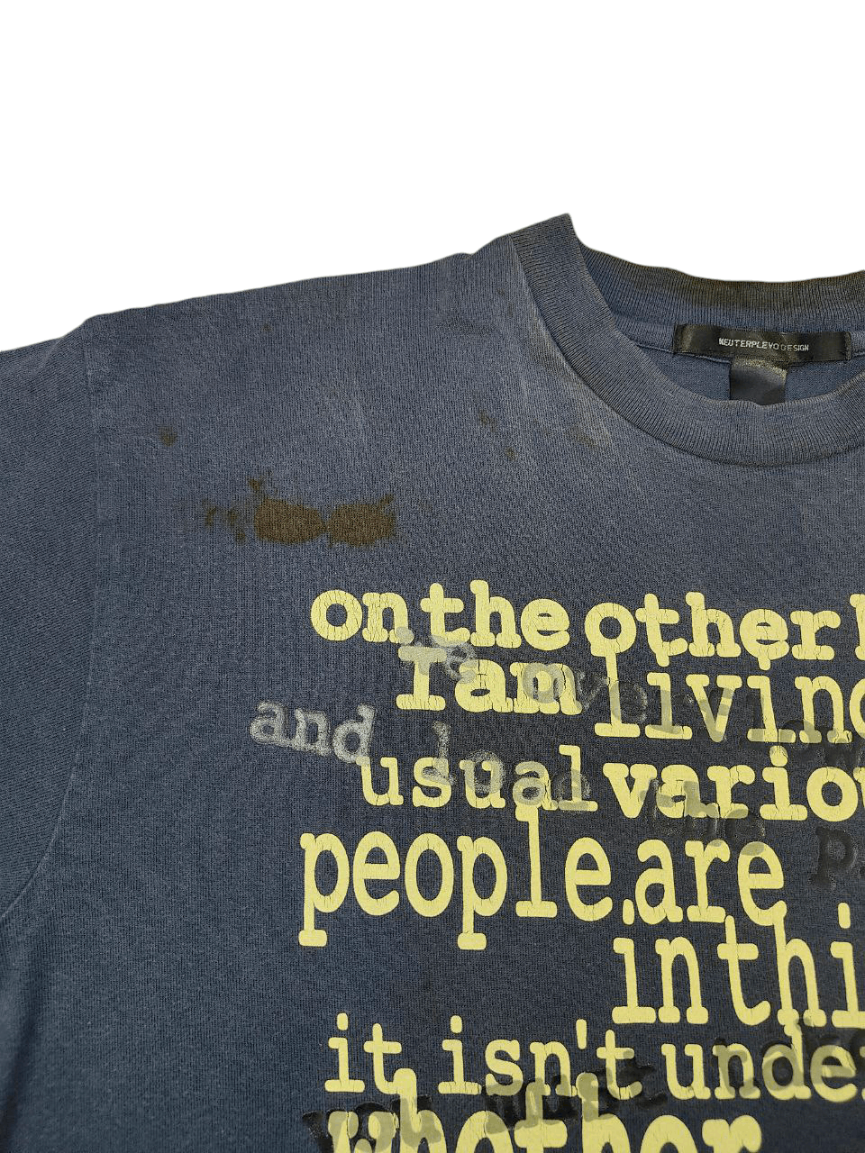 Other Neuterplevo Wording Faded T Size US M / EU 48-50 / 2 - 3 Thumbnail